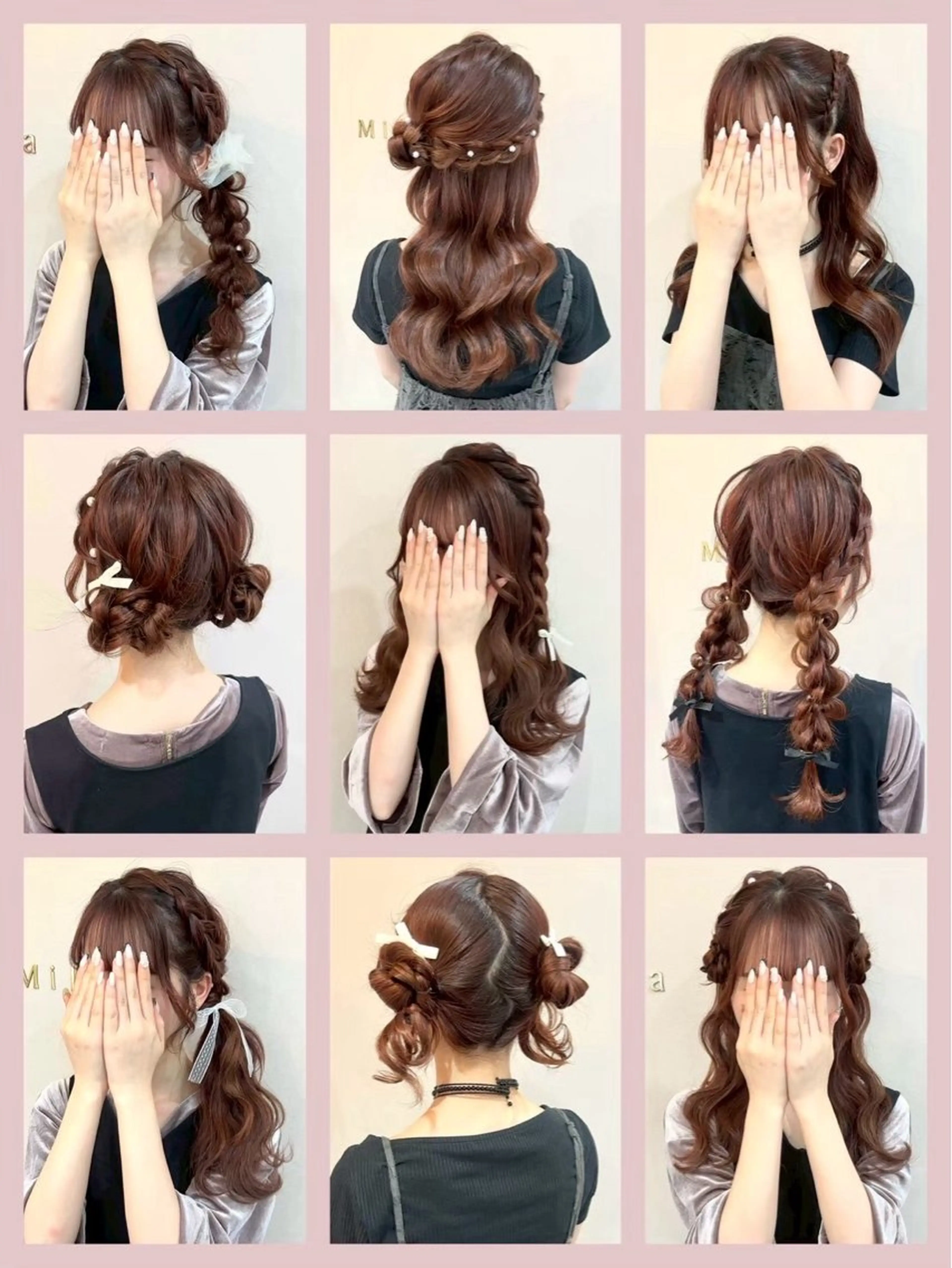 🎀9種類から選べる推活ヘア🎀3000の写真