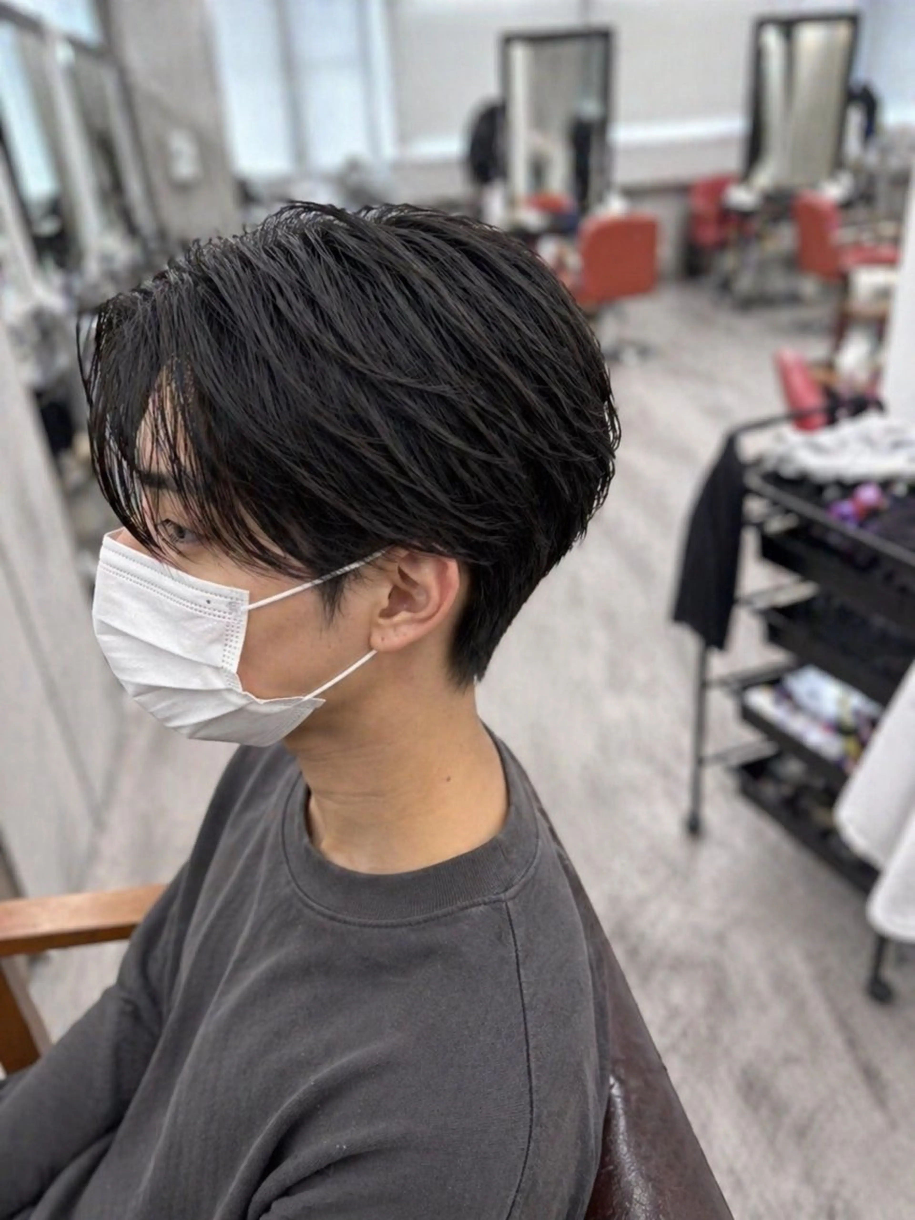 メンズ ダウンパーマ メンズパーマ mio ☆のヘアスタイル