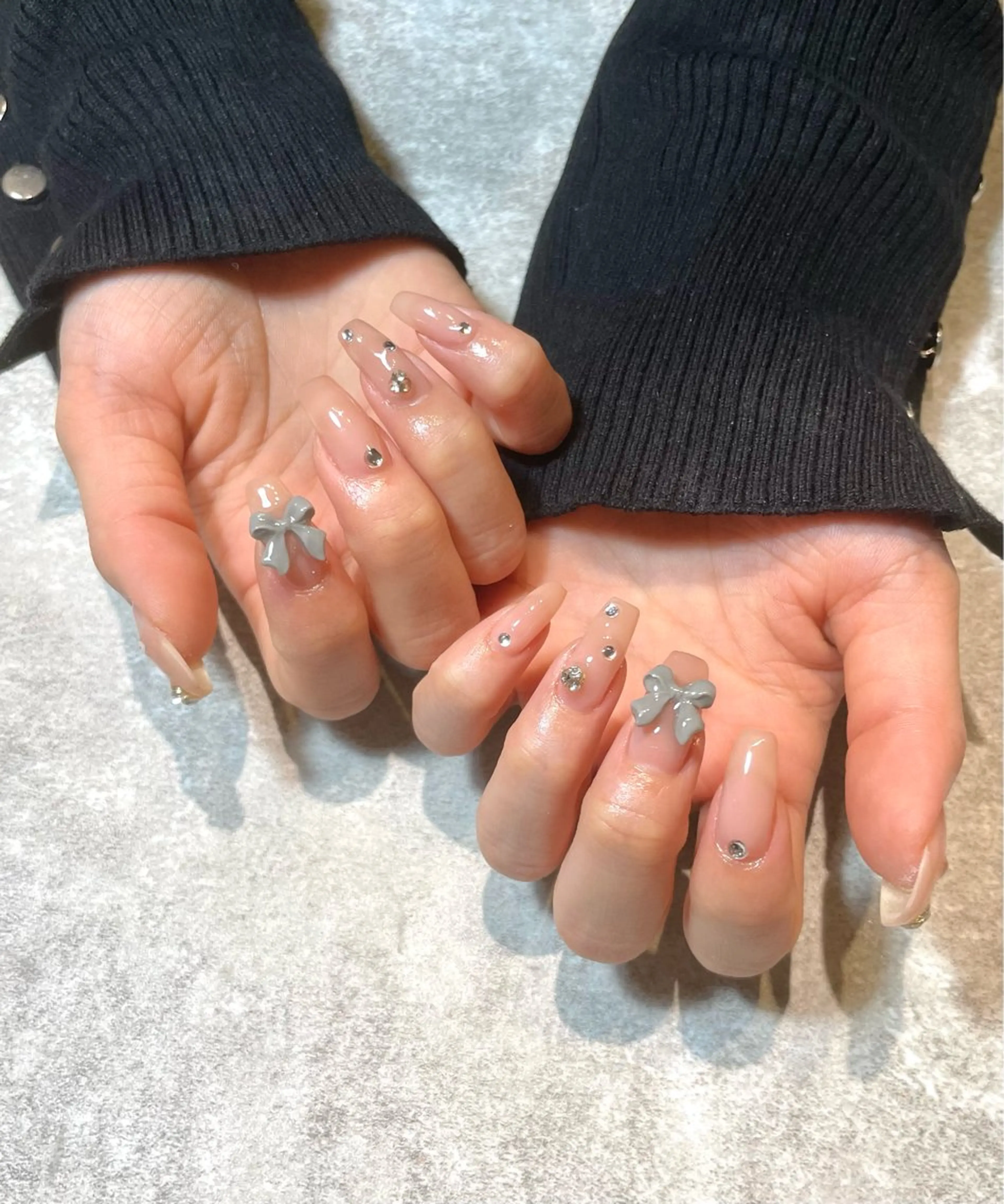 ネイル ストーンネイル nail moanaのネイルデザイン