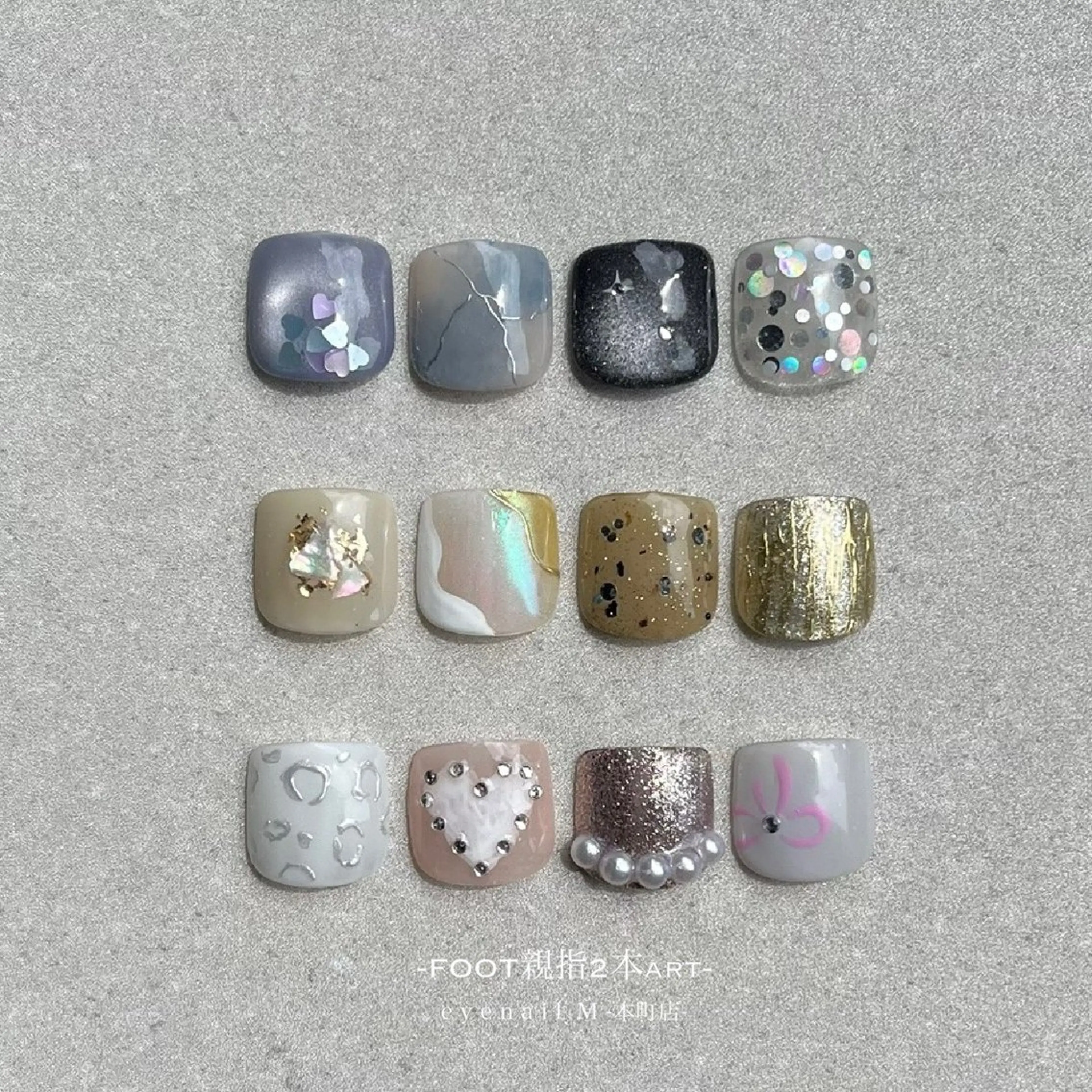 ネイル フットネイル eyenailm 🌼のネイルデザイン