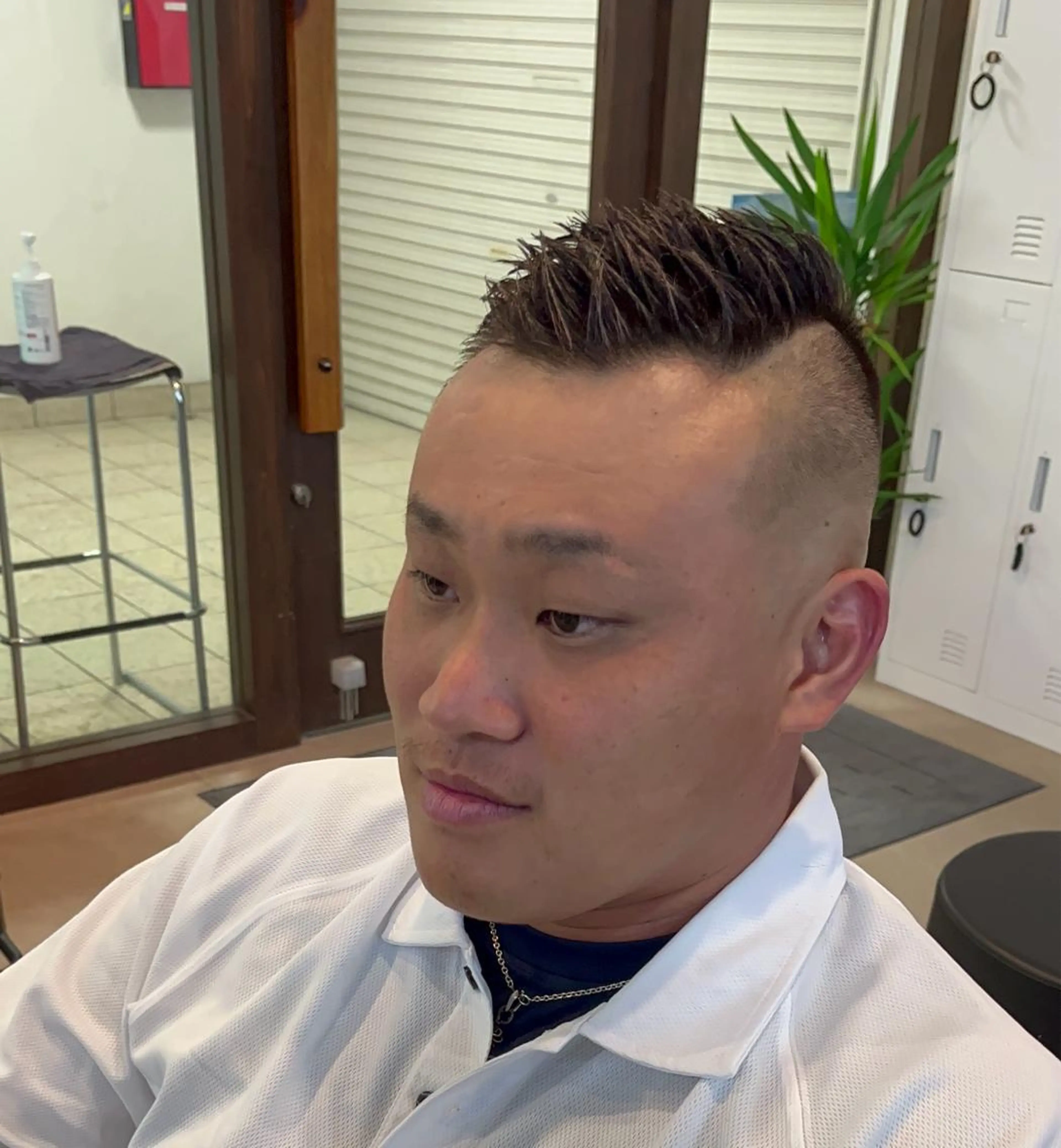 ショート メンズ フェードカット スキンフェード カット 西村 歩真のヘアスタイル