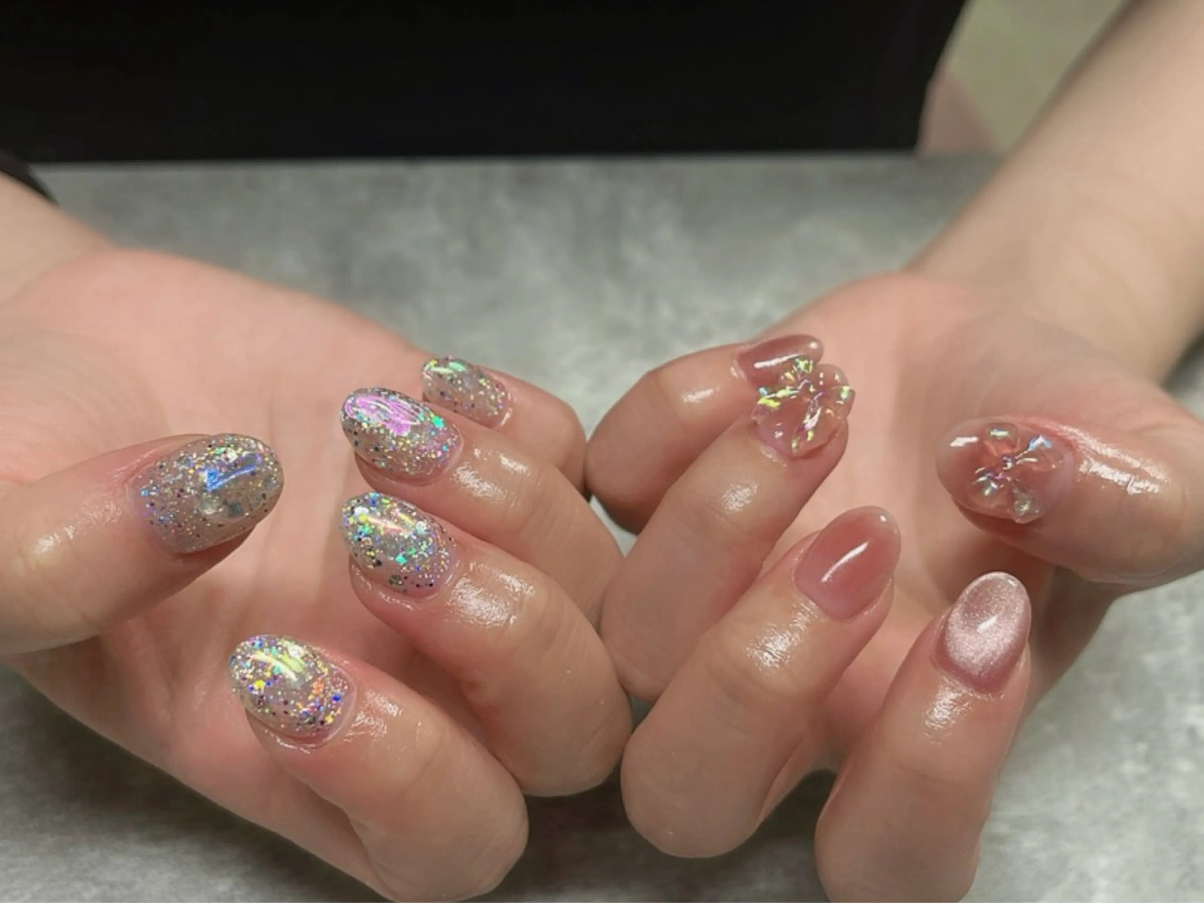 ネイル 【Zina京都駅前】 きぬがわ らむのネイルデザイン