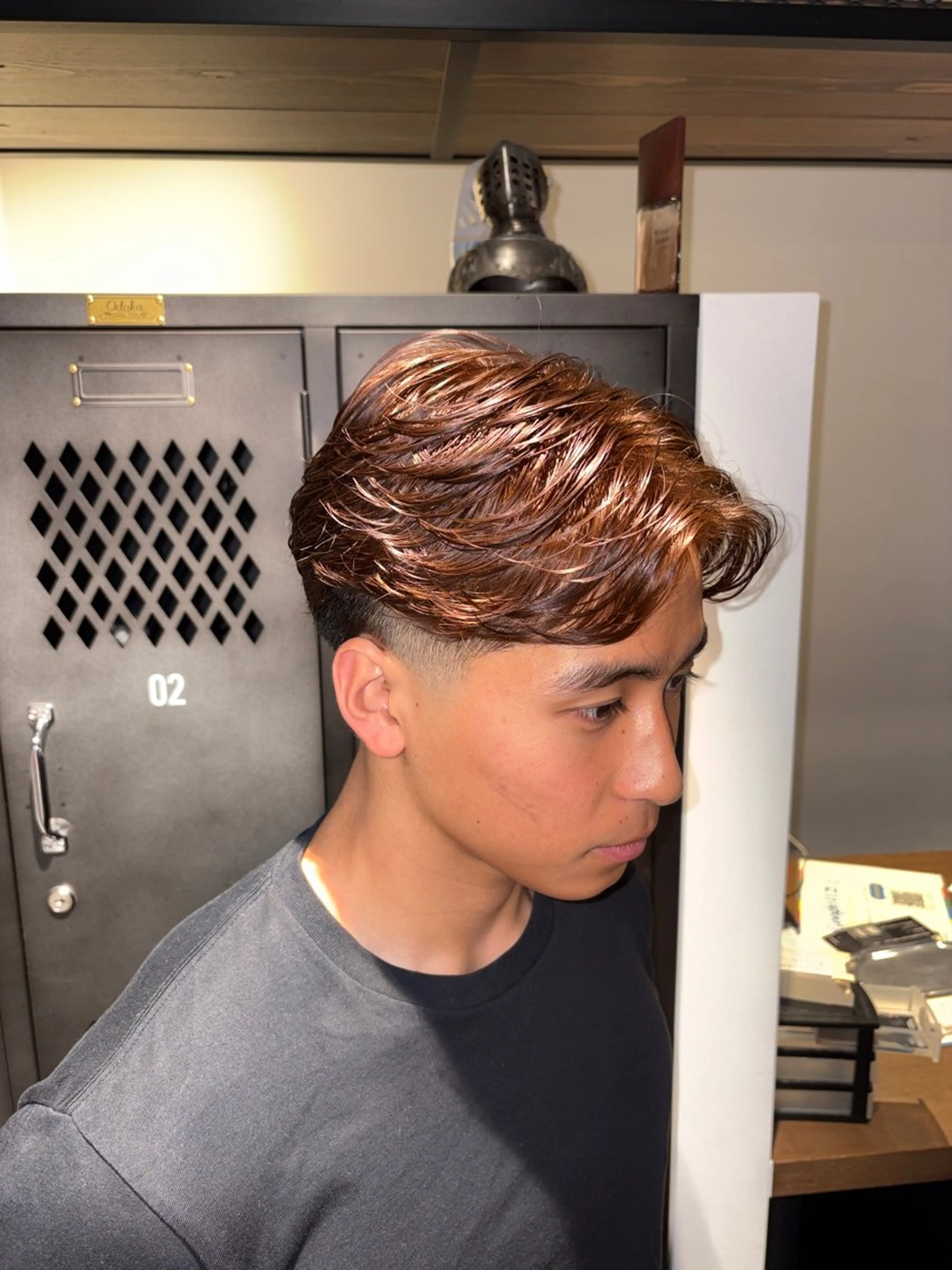 ショート パーマ カット パーマ 藤田 虎大朗のヘアスタイル