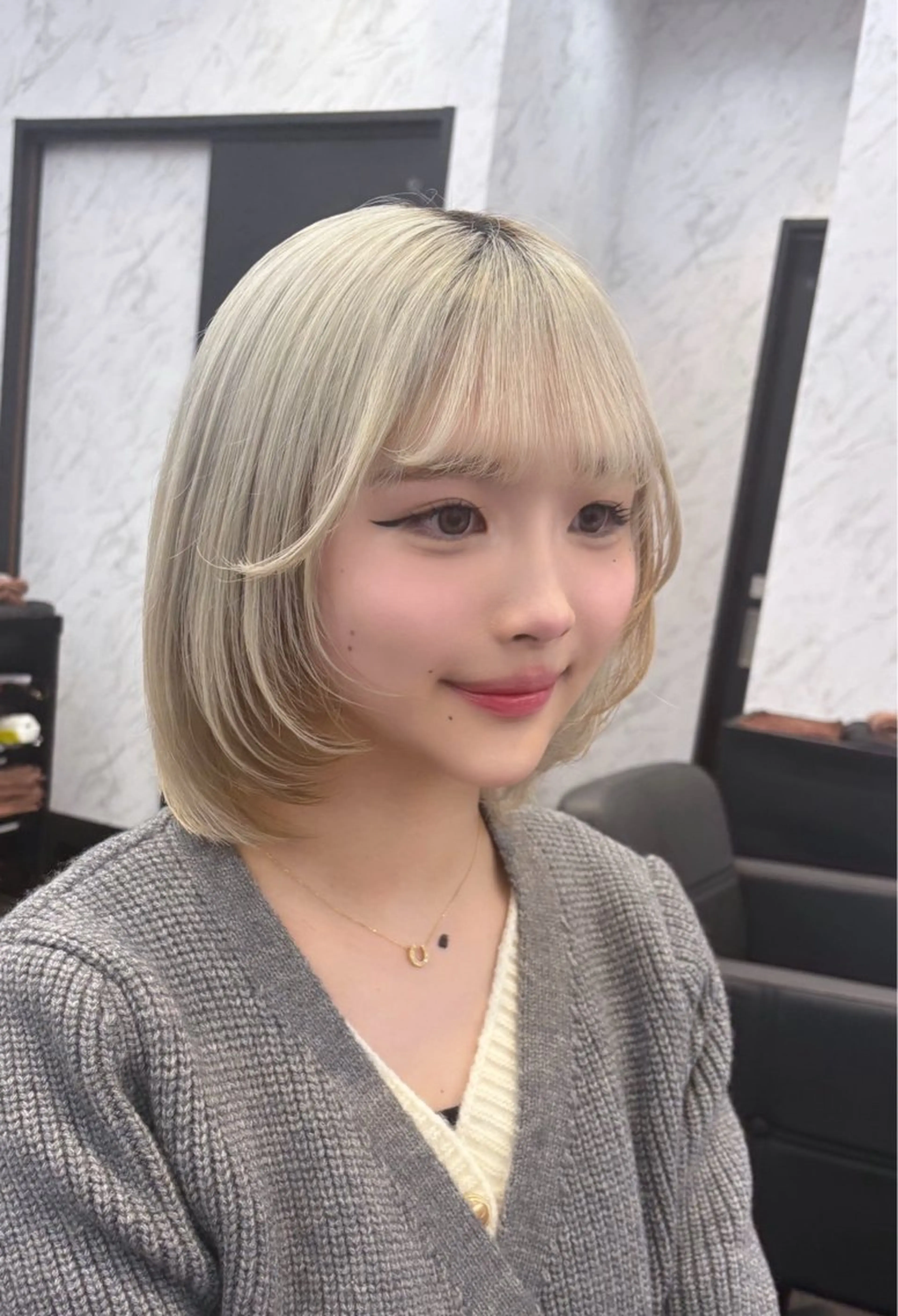 hair salon dot. mooda 韓国風サロン 町田店所属・韓国風ヘア🎀🩶 /♡𝓝𝓸𝓪♡のヘアスタイル