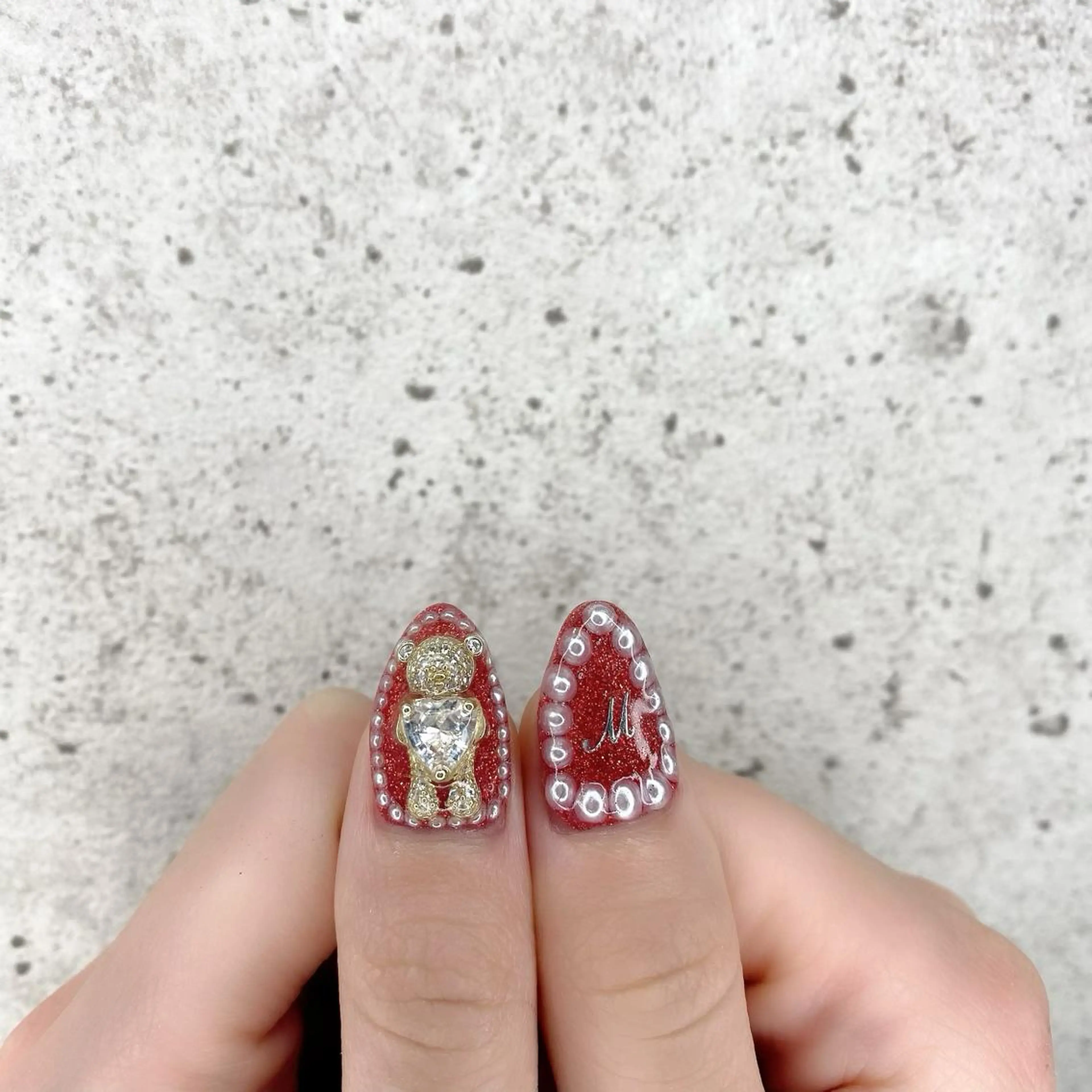 セミロング カラー パーマ ヘアアレンジ メンズ キッズ ネイル マツエク・マツパ ハンドネイル Salon Ｋのネイルデザイン