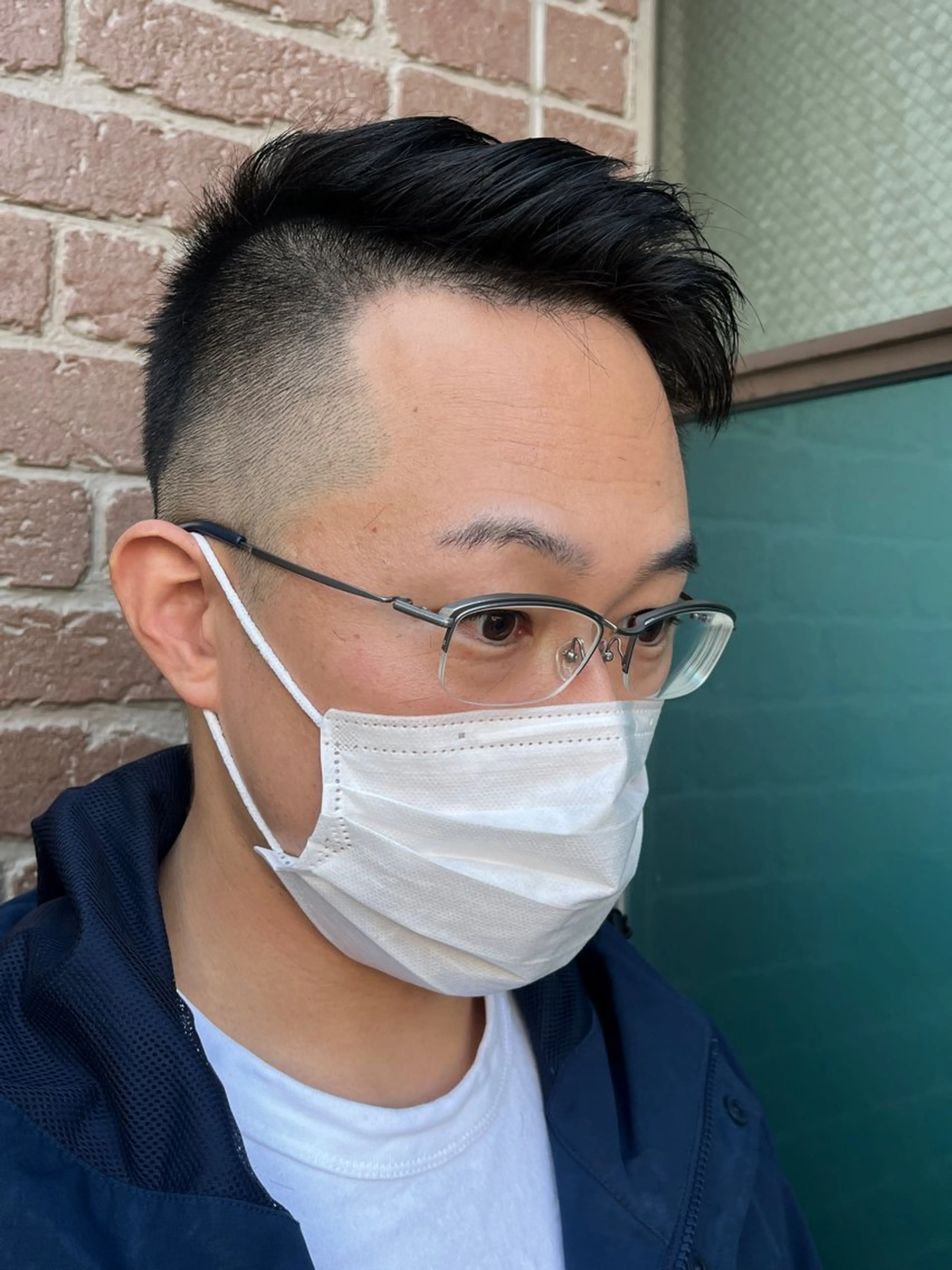 ショート カラー メンズ 久木原 ゆりのヘアスタイル