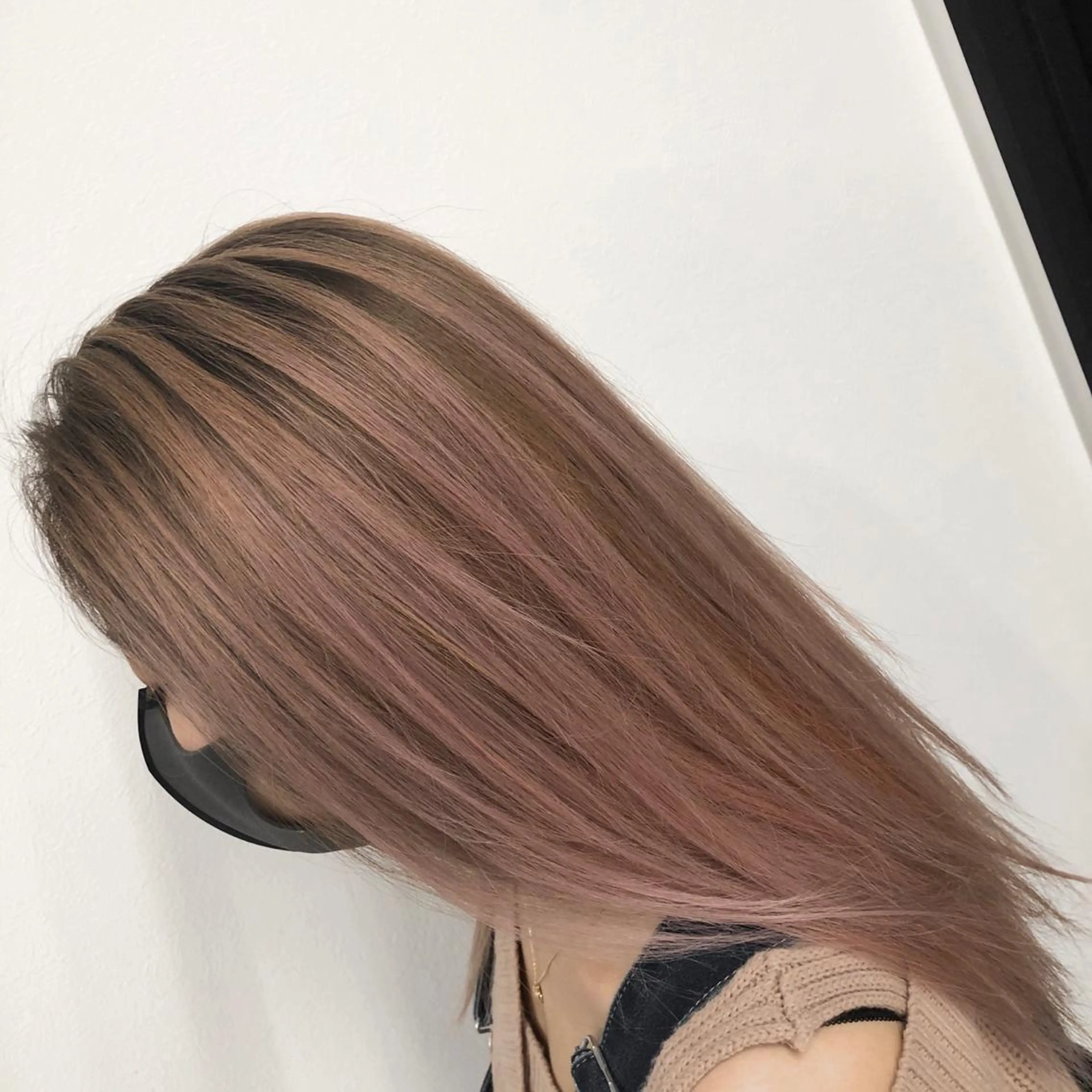 ロング カラー バレイヤージュ デザインカラー ハイライトカラー 外国人風カラー ハイライト アンドウ ユウ/ レイヤーカット/韓国のヘアスタイル