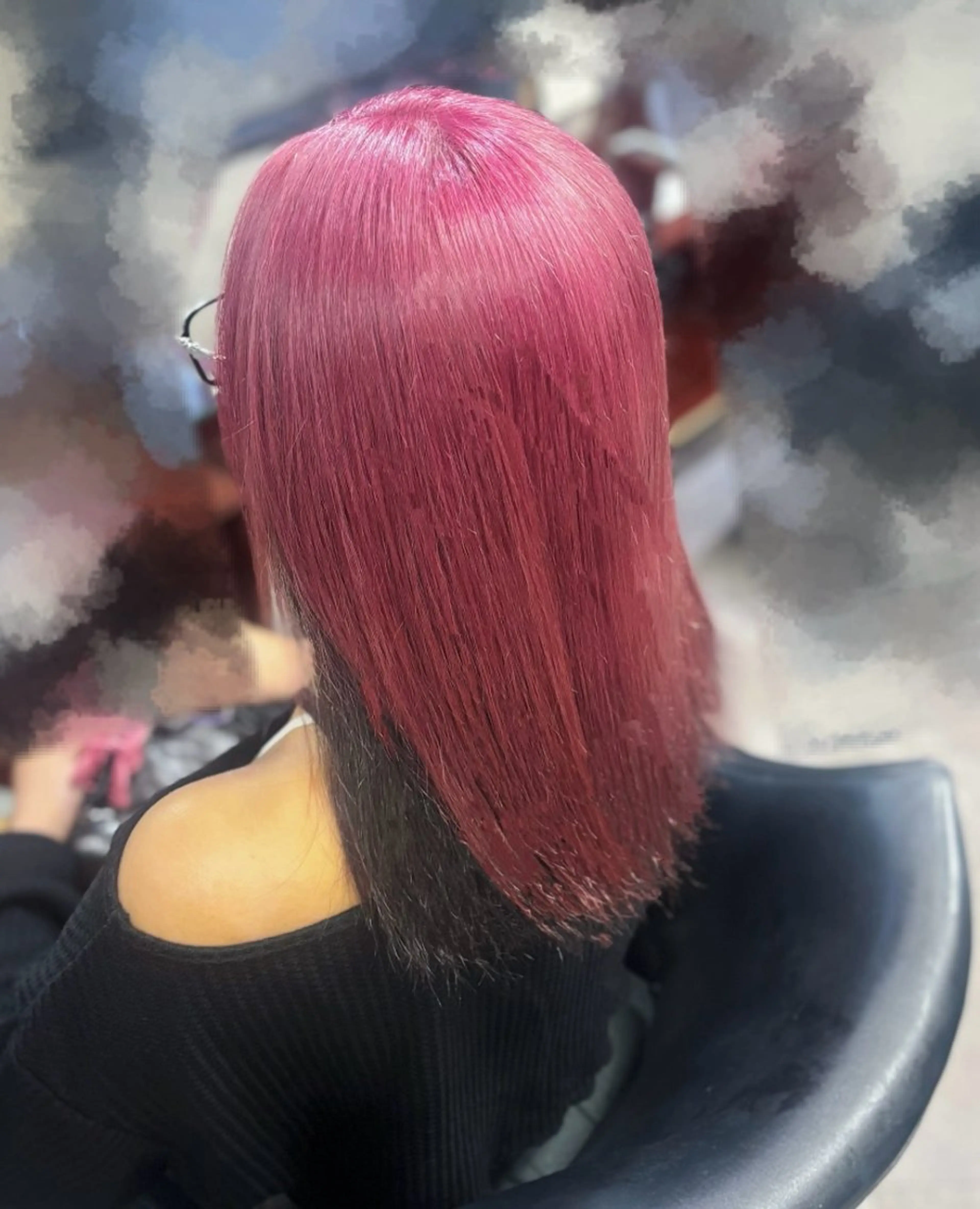 カラー ヘアカラー 韓国ヘア✨エクステ/ しおりのヘアスタイル