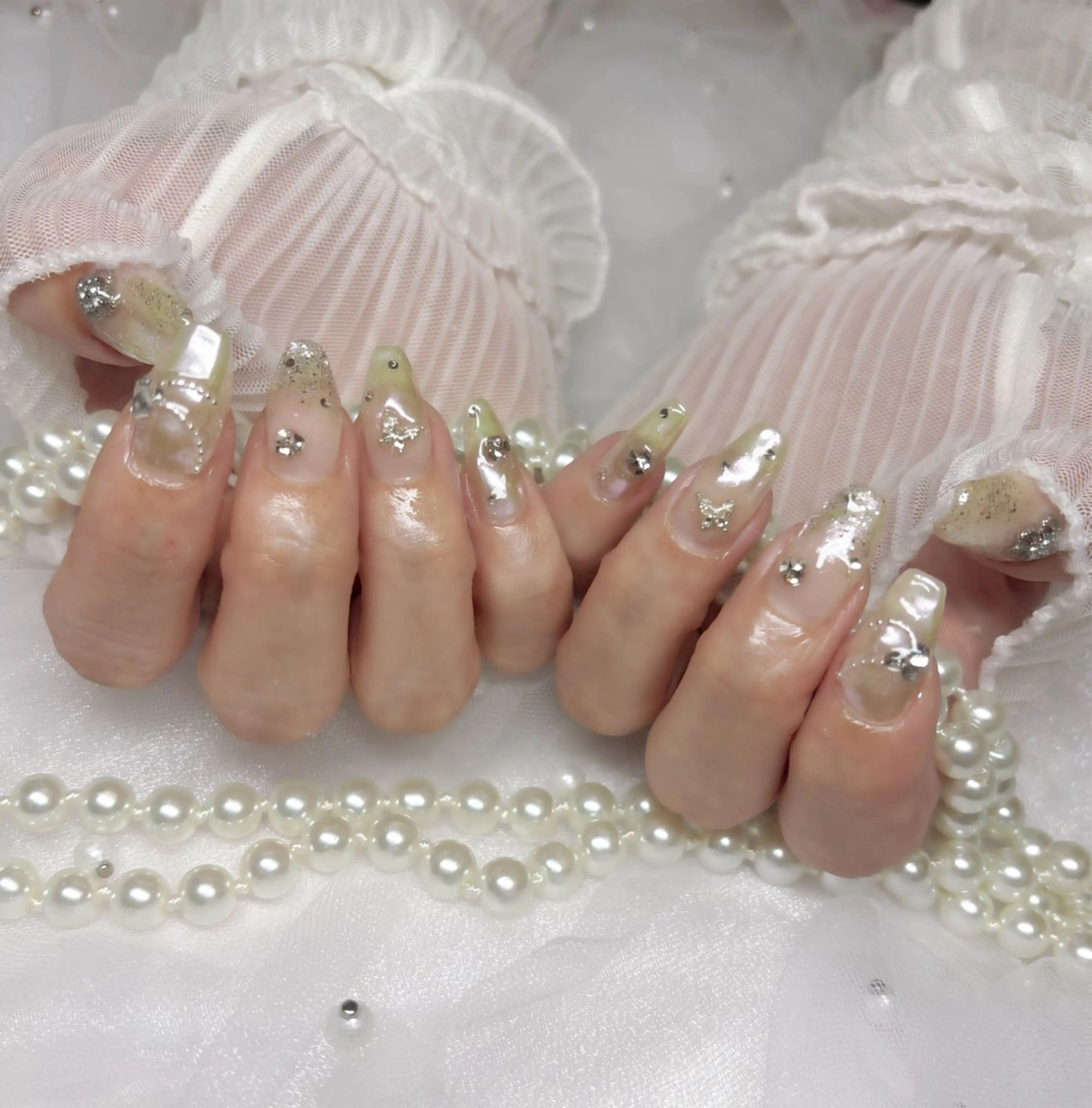 ネイル ミラーネイル ハンドネイル Nail Salon macherieのネイルデザイン