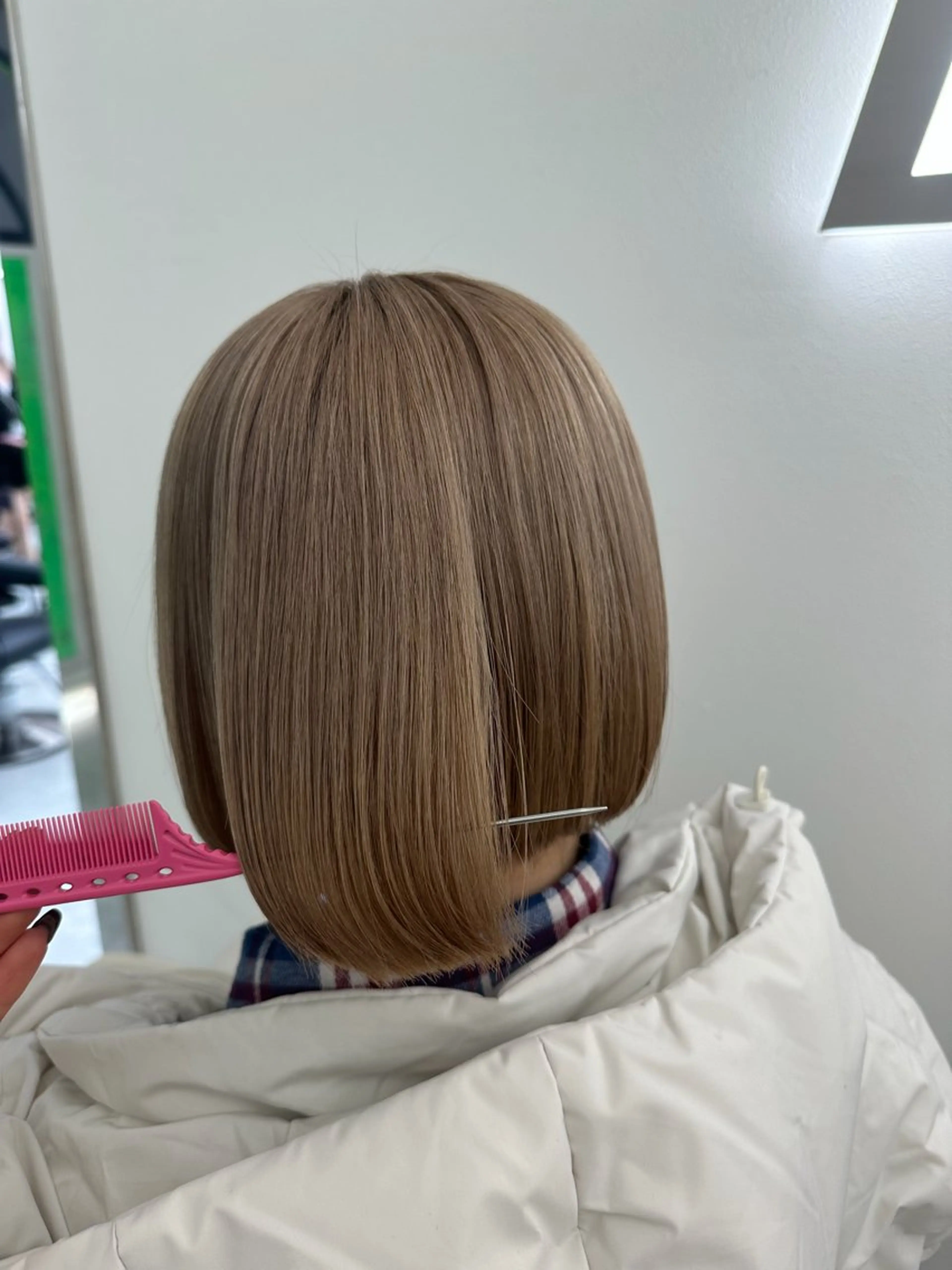 カラー ヘアカラー トリートメント 透明感ベージュ 🎀Anju/渋谷のヘアスタイル