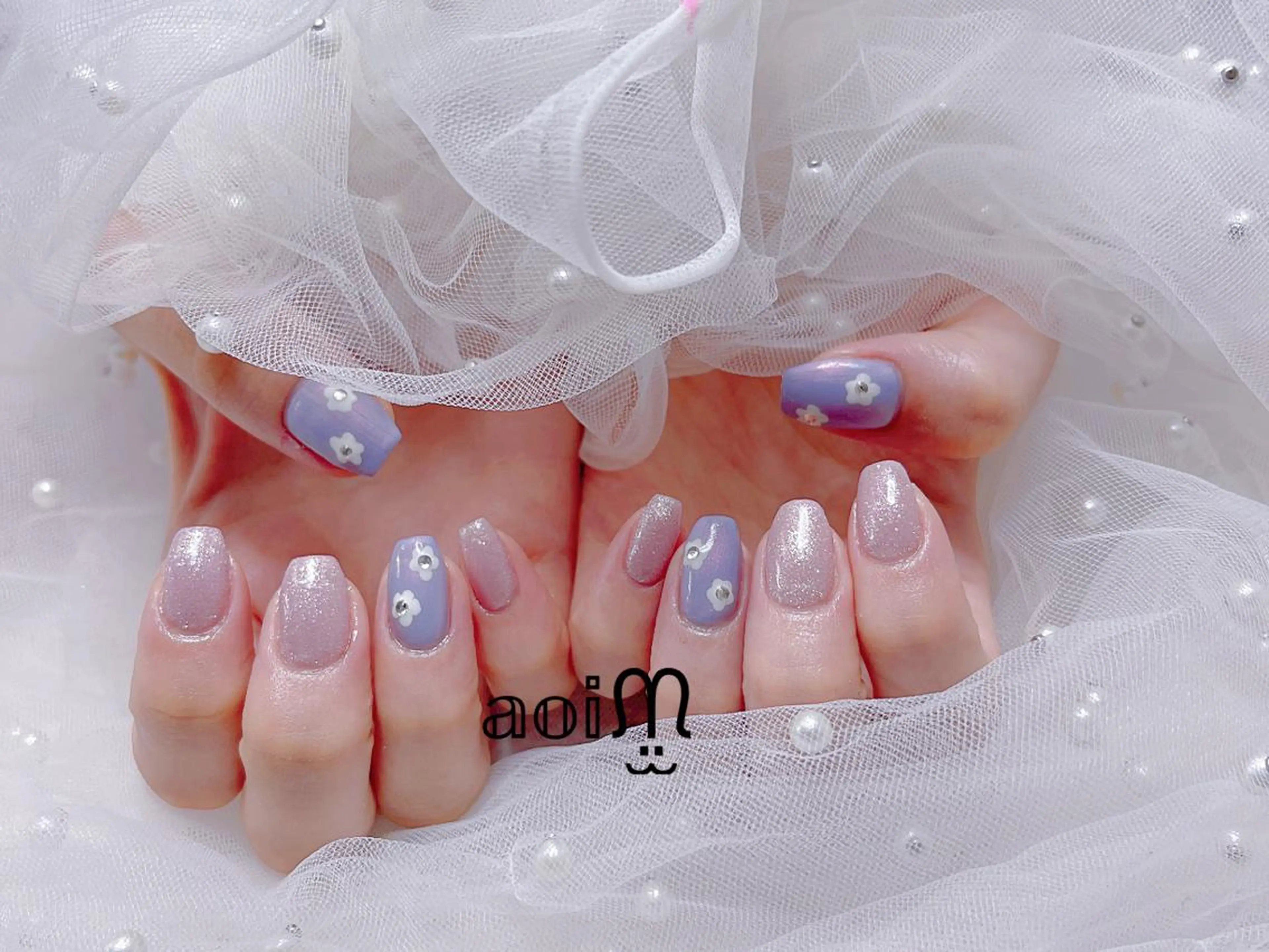 ネイル 葵うさぎ所属・葵うさぎ AIのネイルデザイン