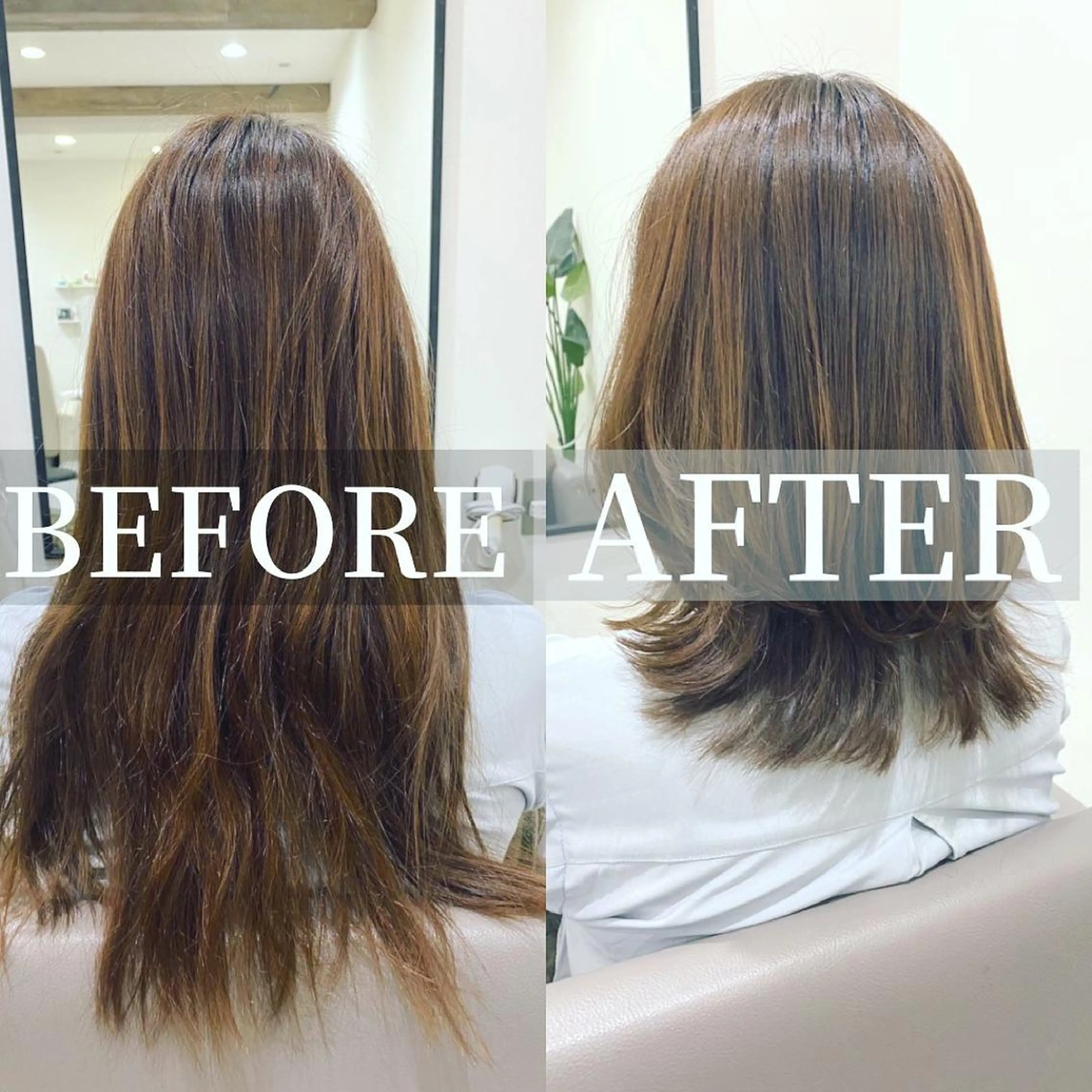 ミディアム くびれヘア Ashanti 磯崎のヘアスタイル