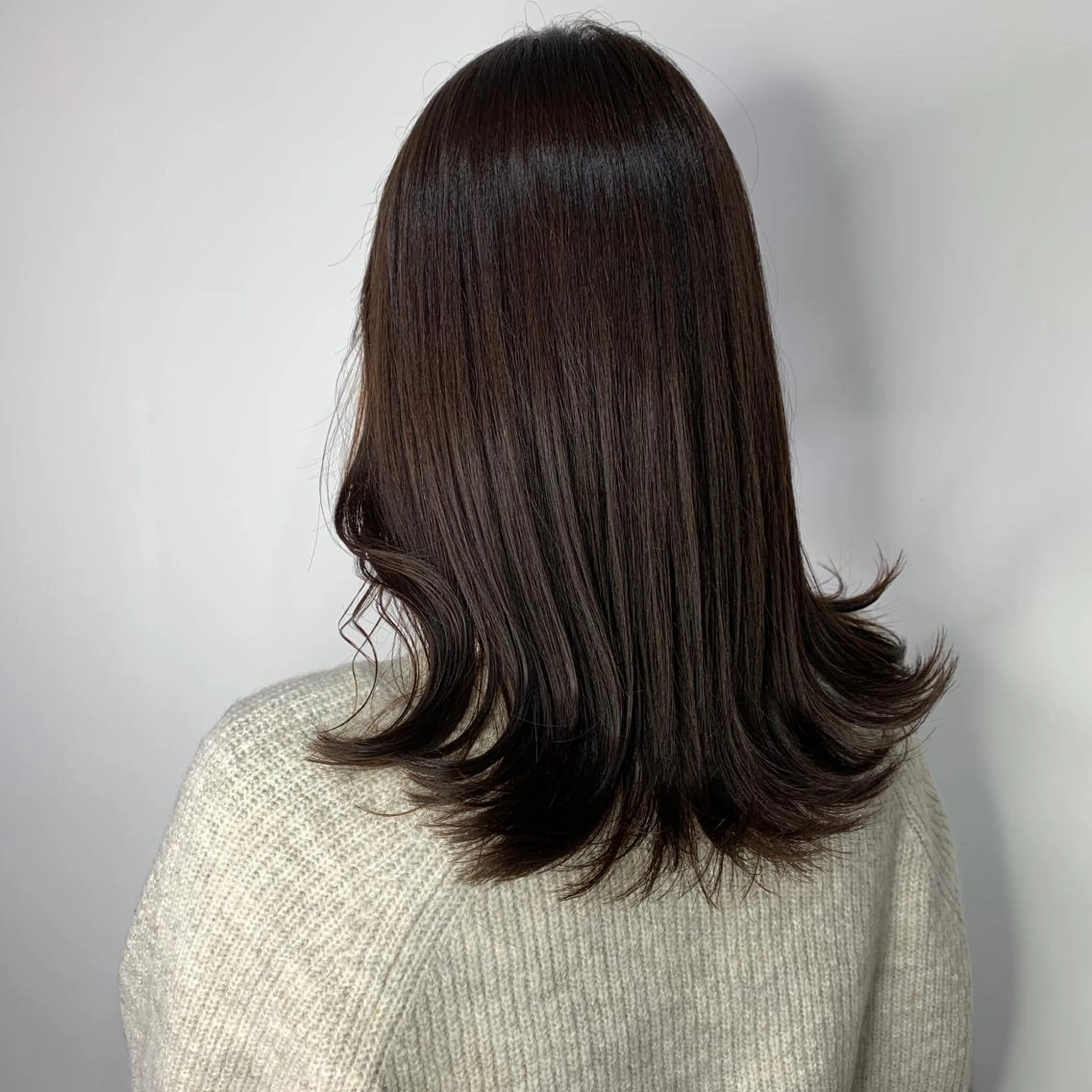 セミロング カラー HARUKA韓国ヘア /Luana梅田のヘアスタイル