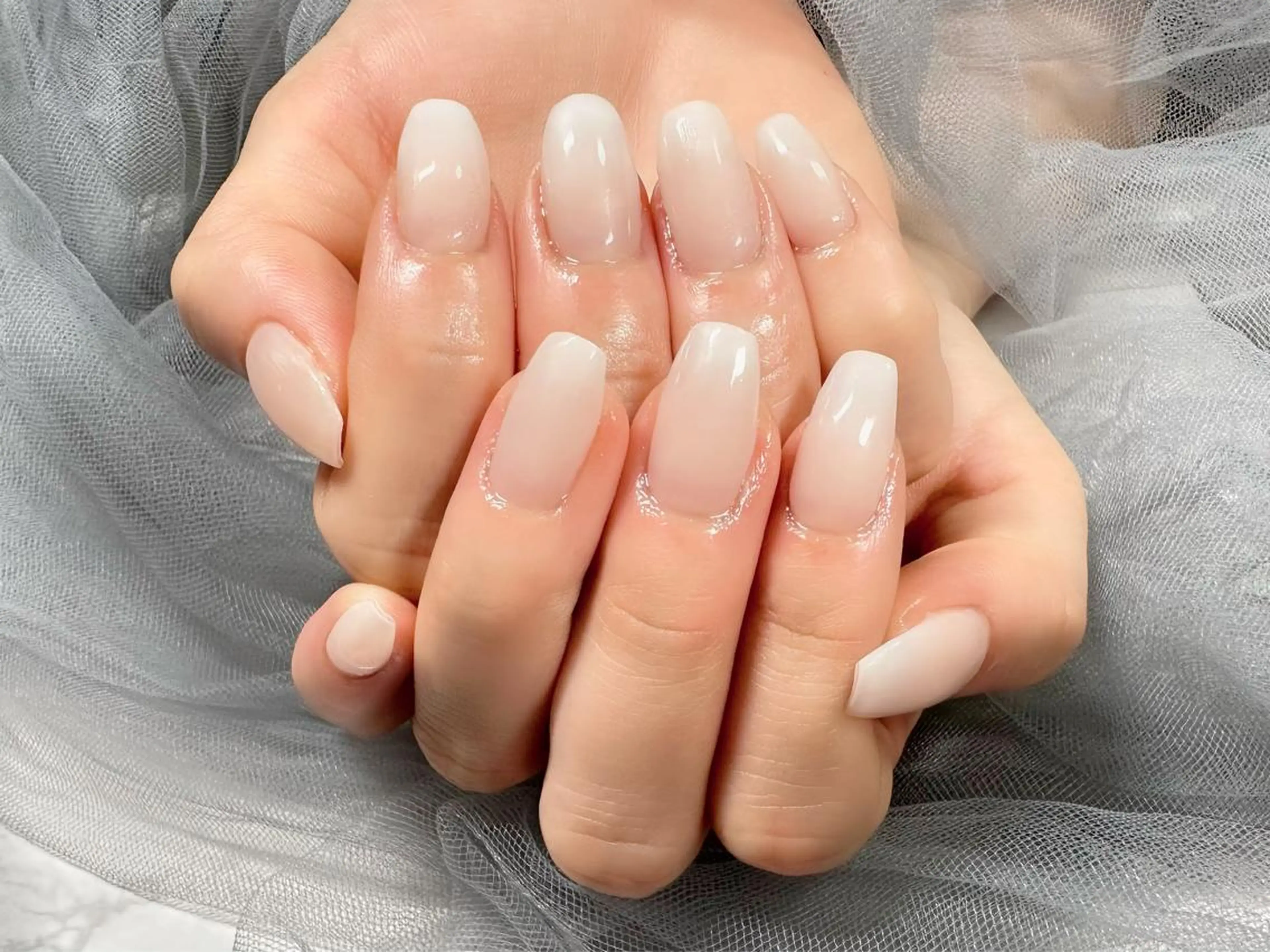 ネイル ピンク ピンクベージュ シンプルネイル ハンドネイル Nail Salon KURELLYのネイルデザイン