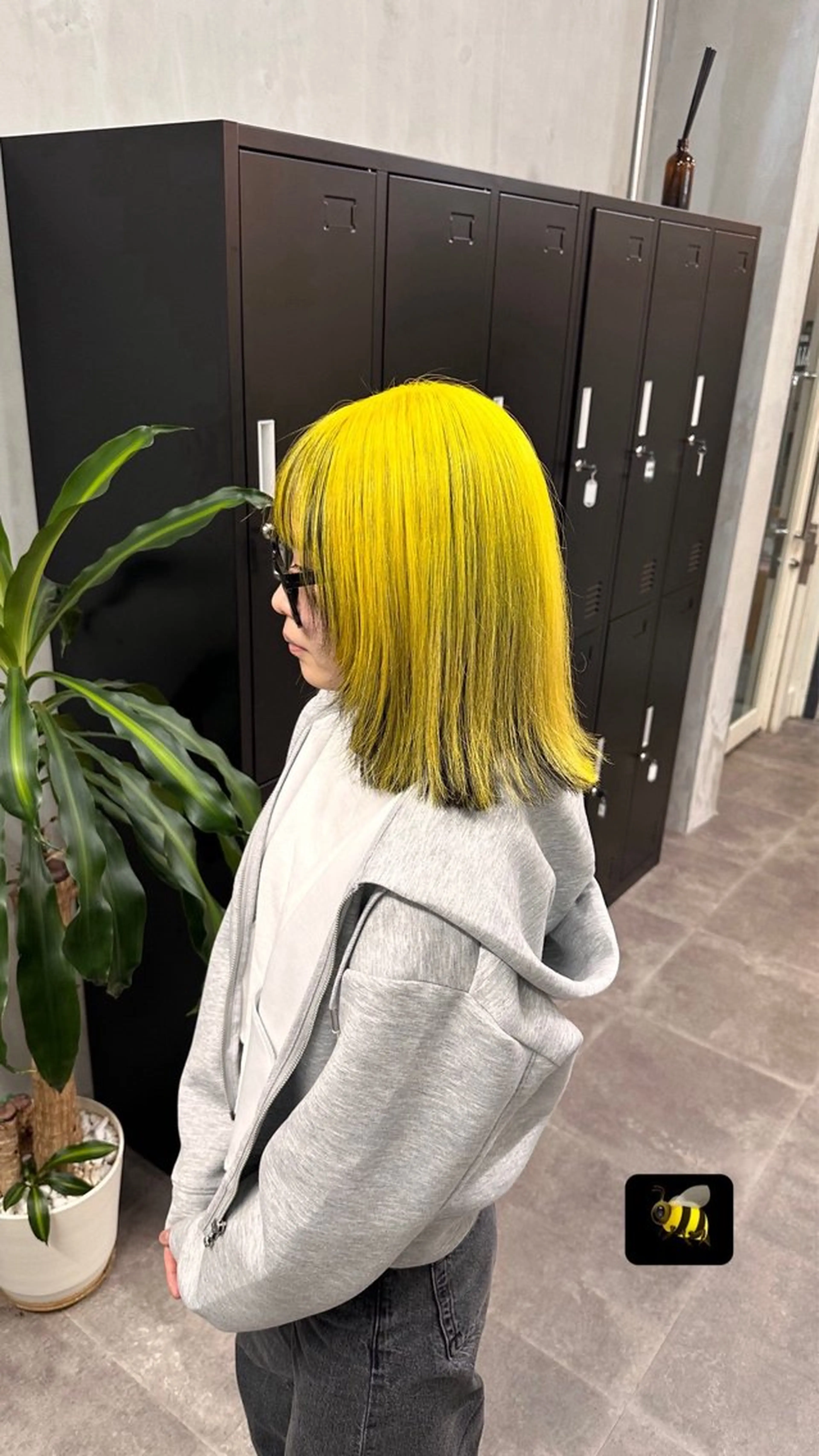 ミディアム ヘアカラー ALLEN hair 梅田店のヘアスタイル