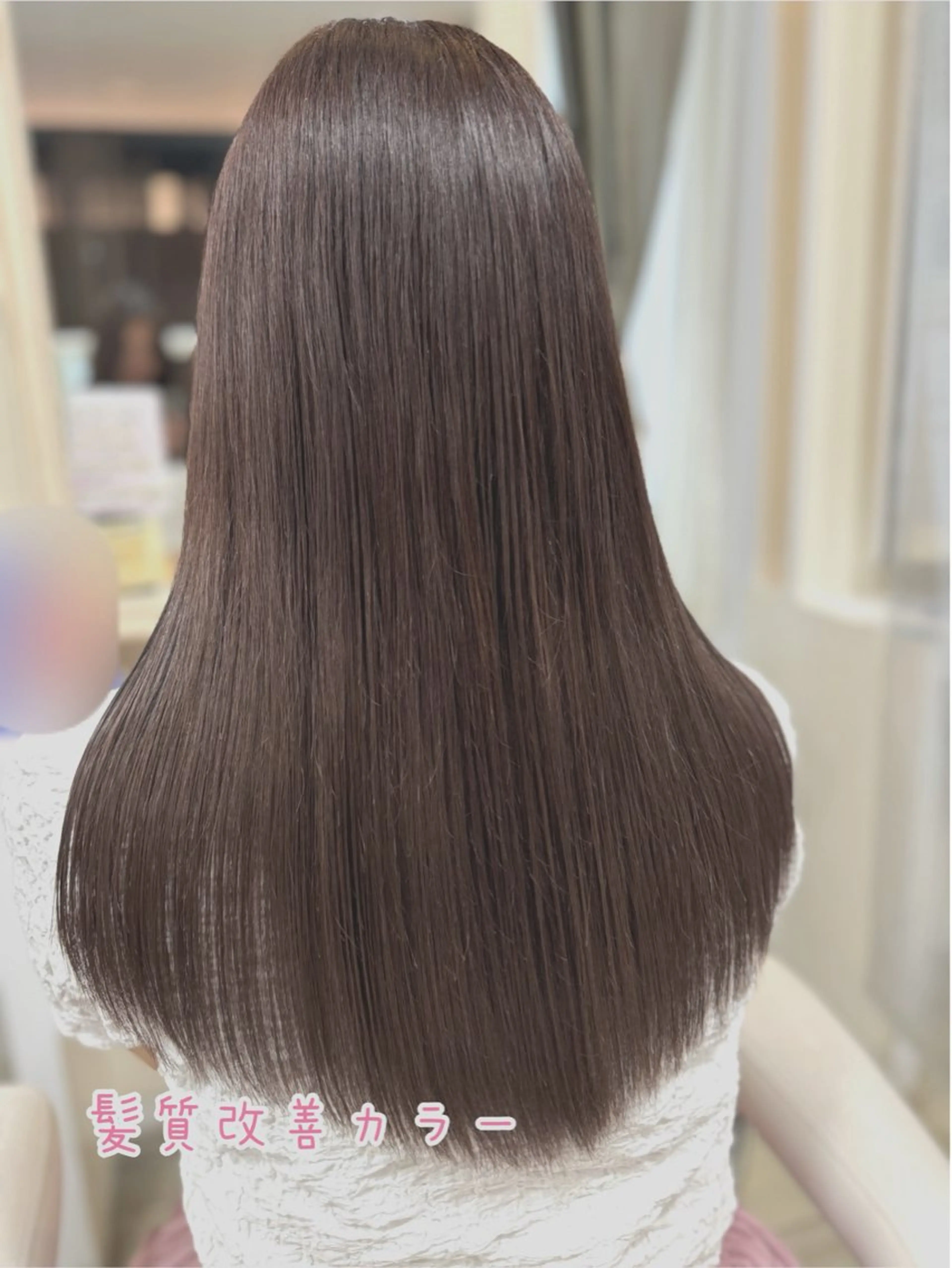 ロング カラー いけがみ ゆかなのヘアスタイル