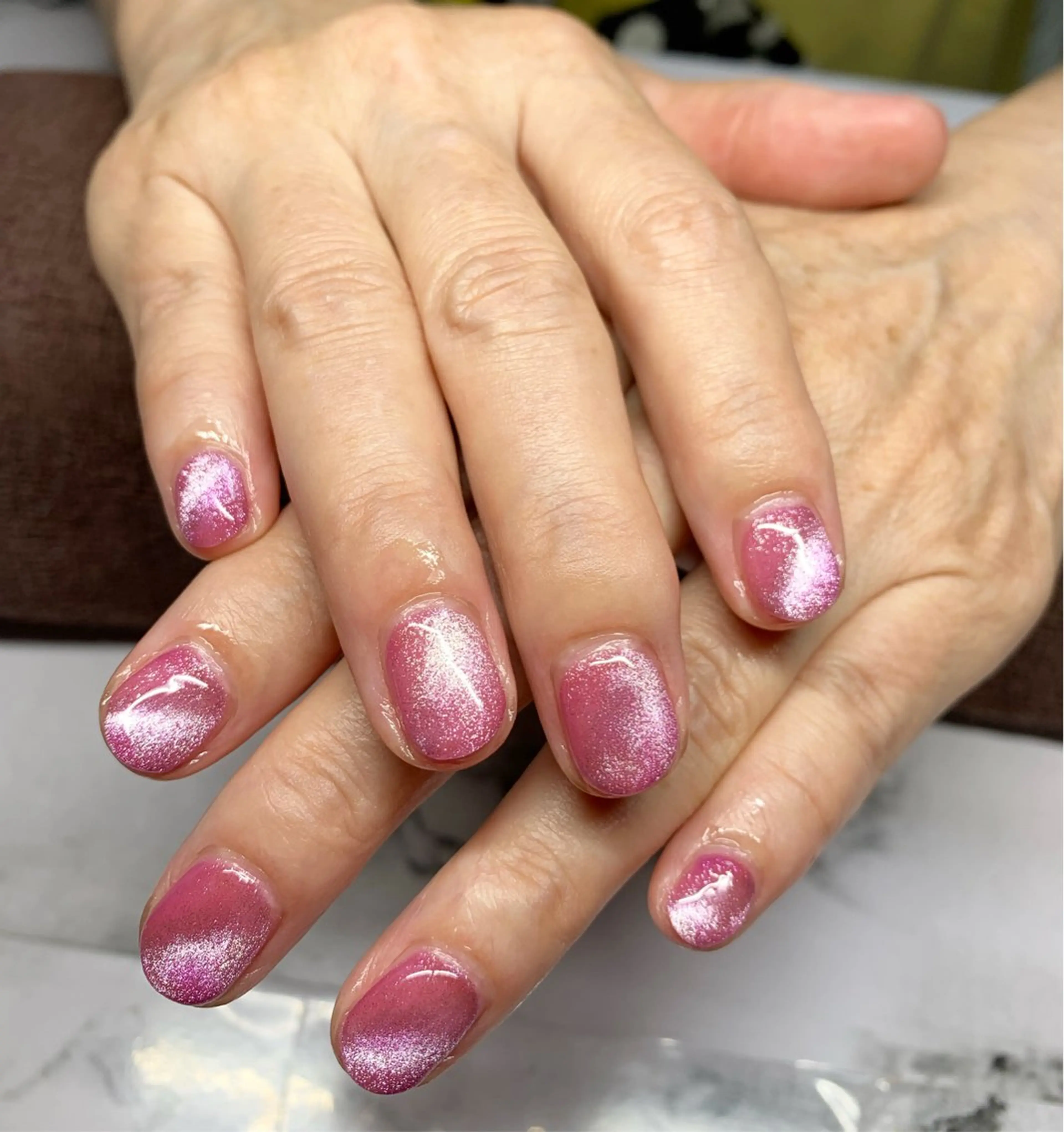 マグネットネイル💅　オフ込みの写真