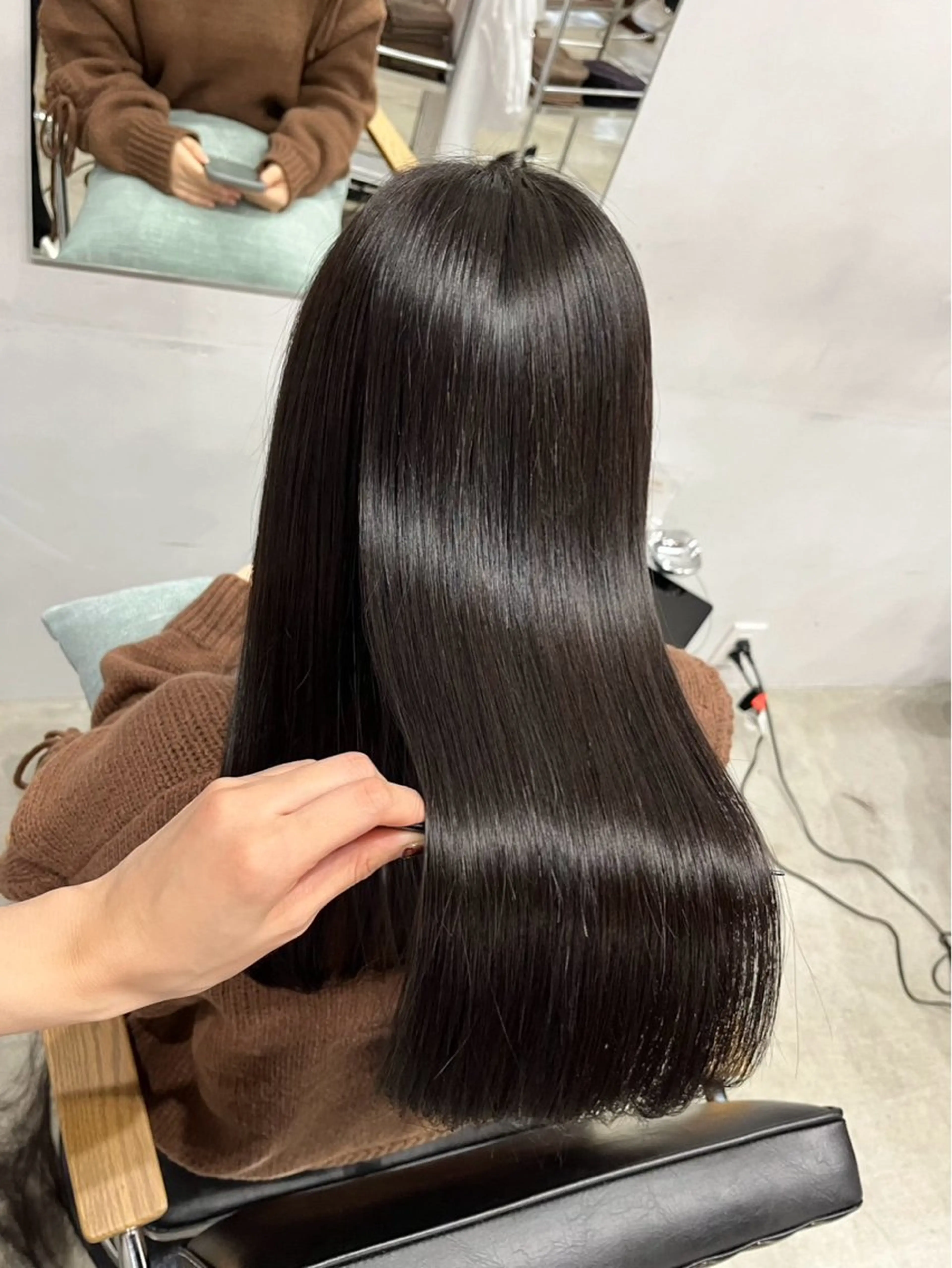 ロング トリートメント 池本 心優のヘアスタイル