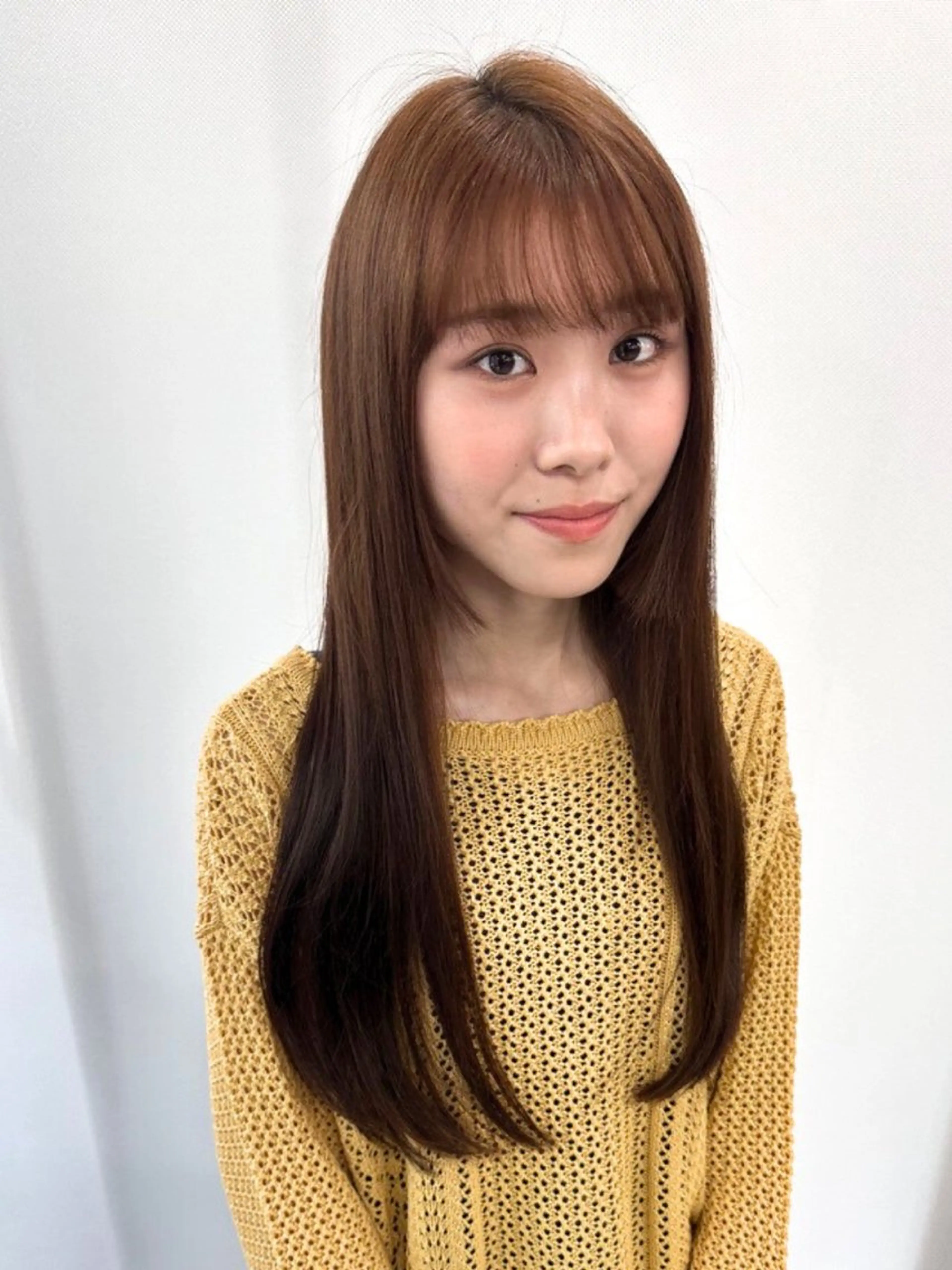 ロング カラー Endearing 北澤那未🌟銀座のヘアスタイル