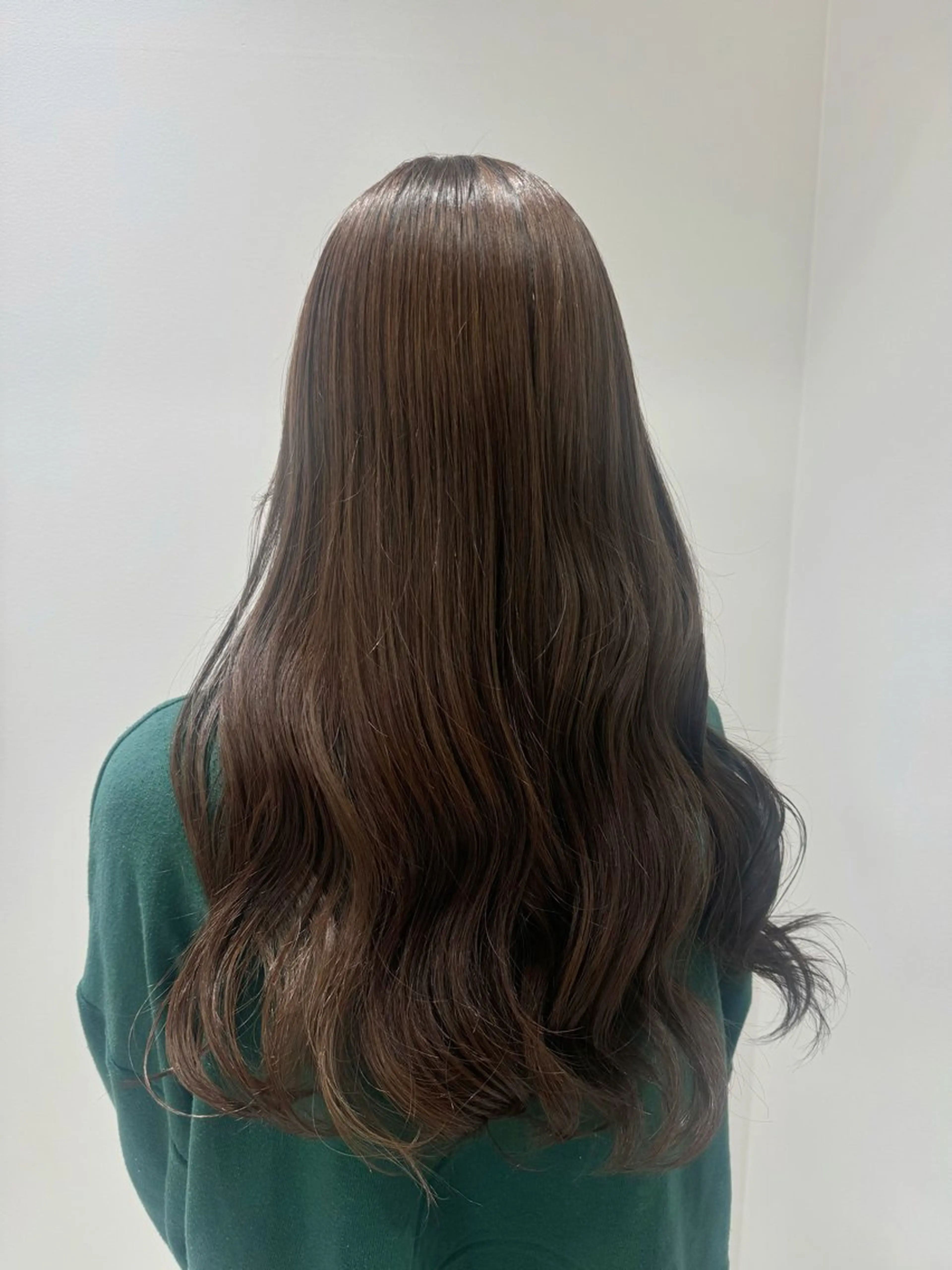 ロング カラー ブリーチなしカラー/ 韓国ヘア/モモ/横浜のヘアスタイル