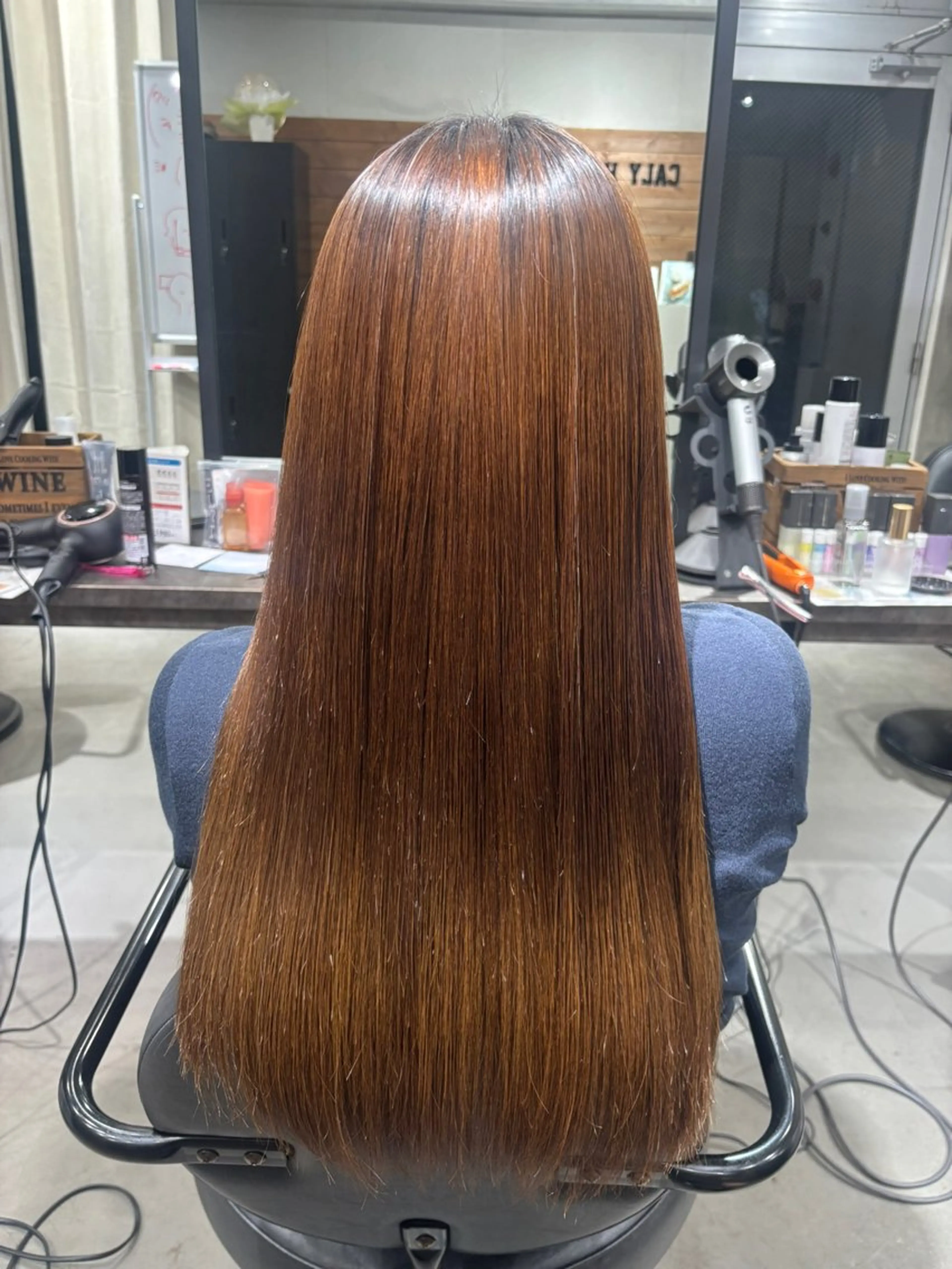 ロング 髪質改善 縮毛矯正 TELAHAIR 石岡♡Rinaのヘアスタイル