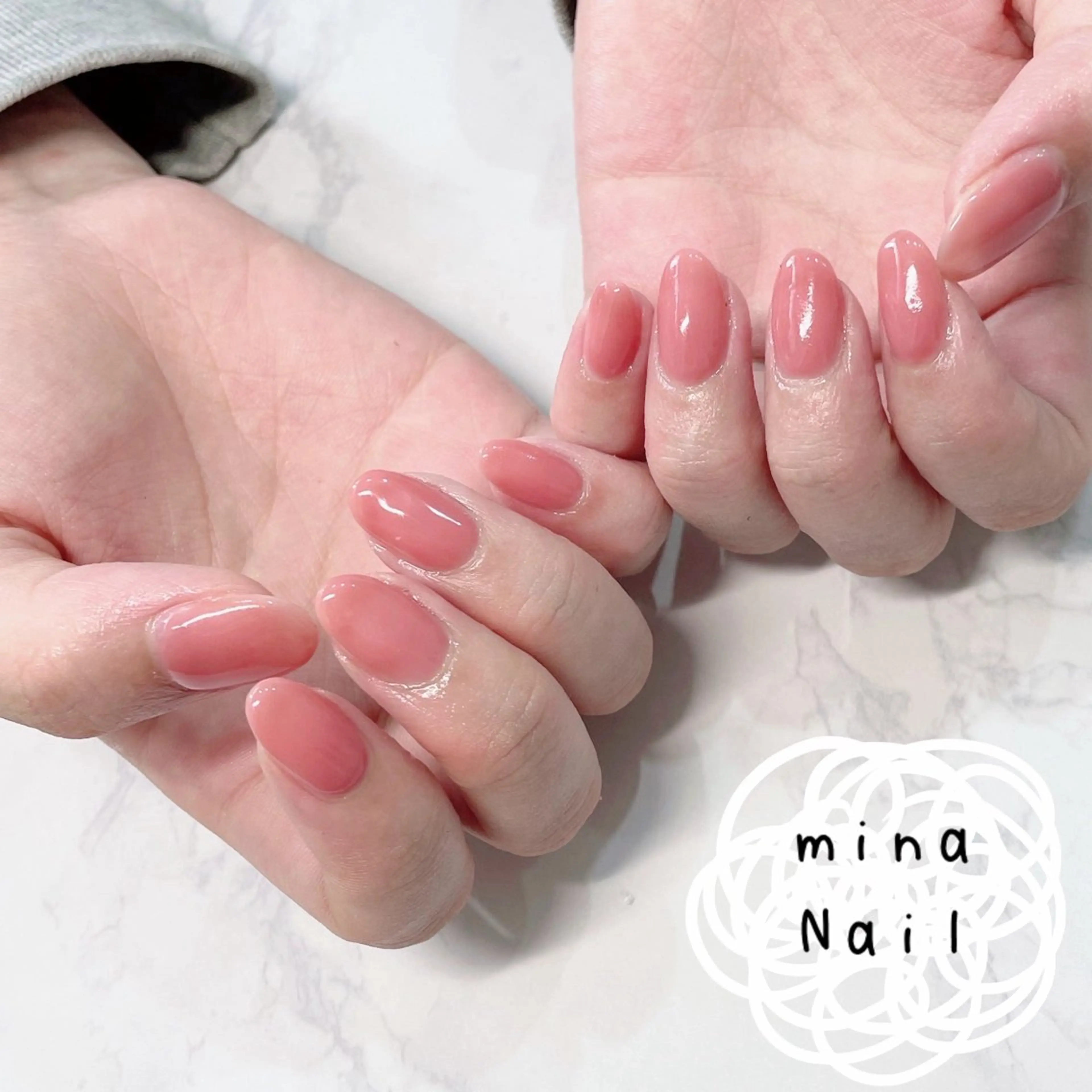 ネイル ジェルネイル 韓国ネイル mina Nailのネイルデザイン