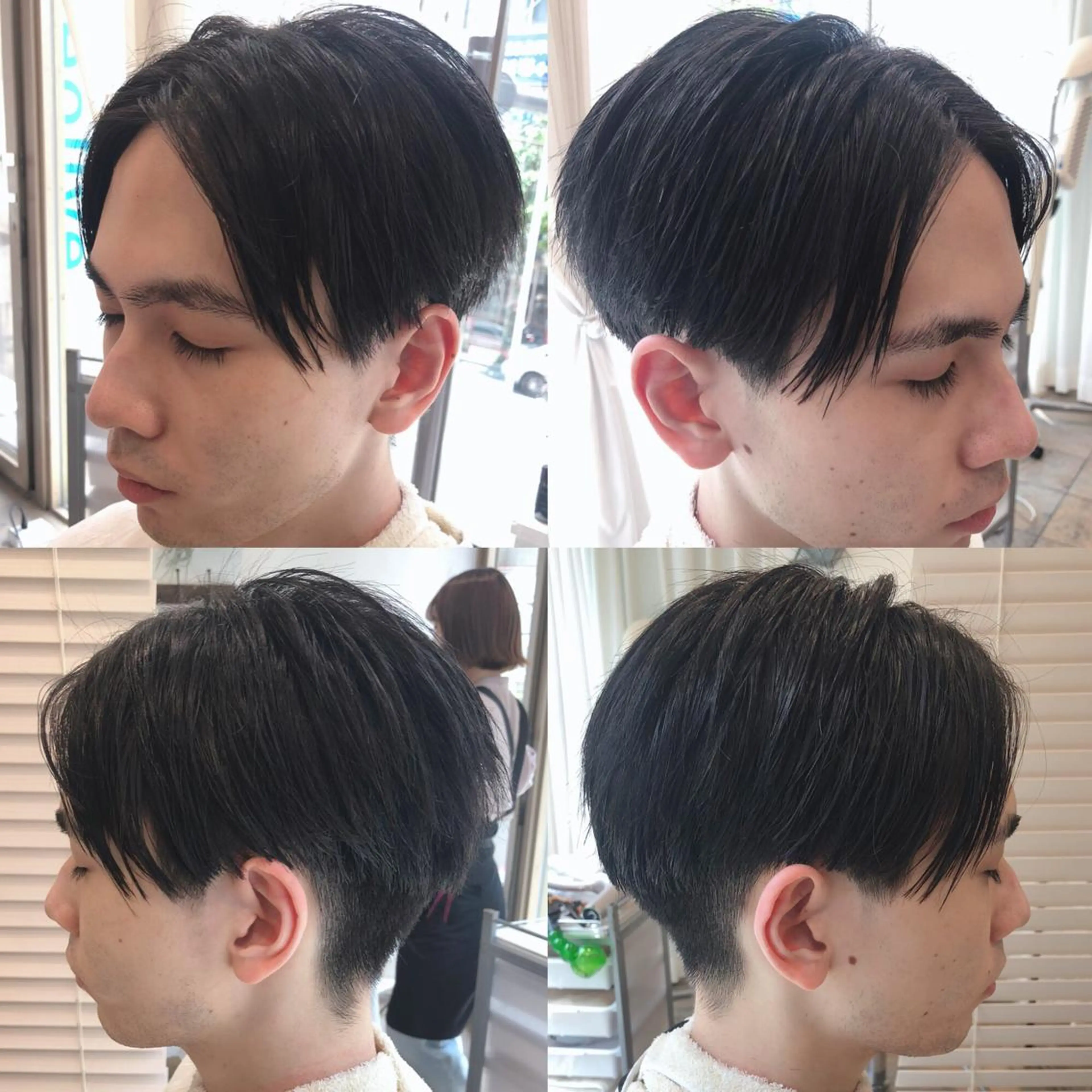 ショート カラー パーマ メンズ カット メンズサロン💈 吉岡陽【中野】のヘアスタイル