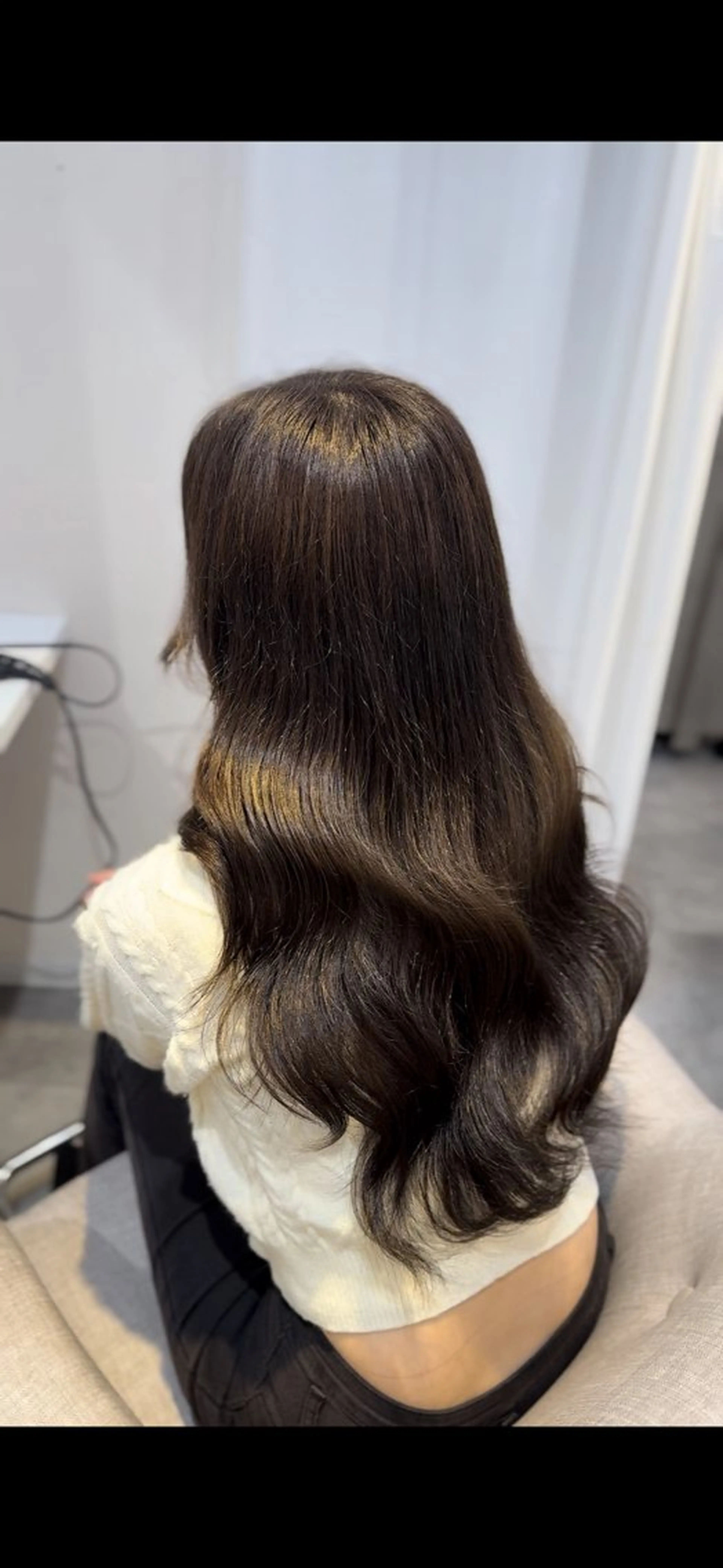 ロング 髪質改善 ヘアカラー 【透明感カラー🫧】 【梅田】ハルのヘアスタイル