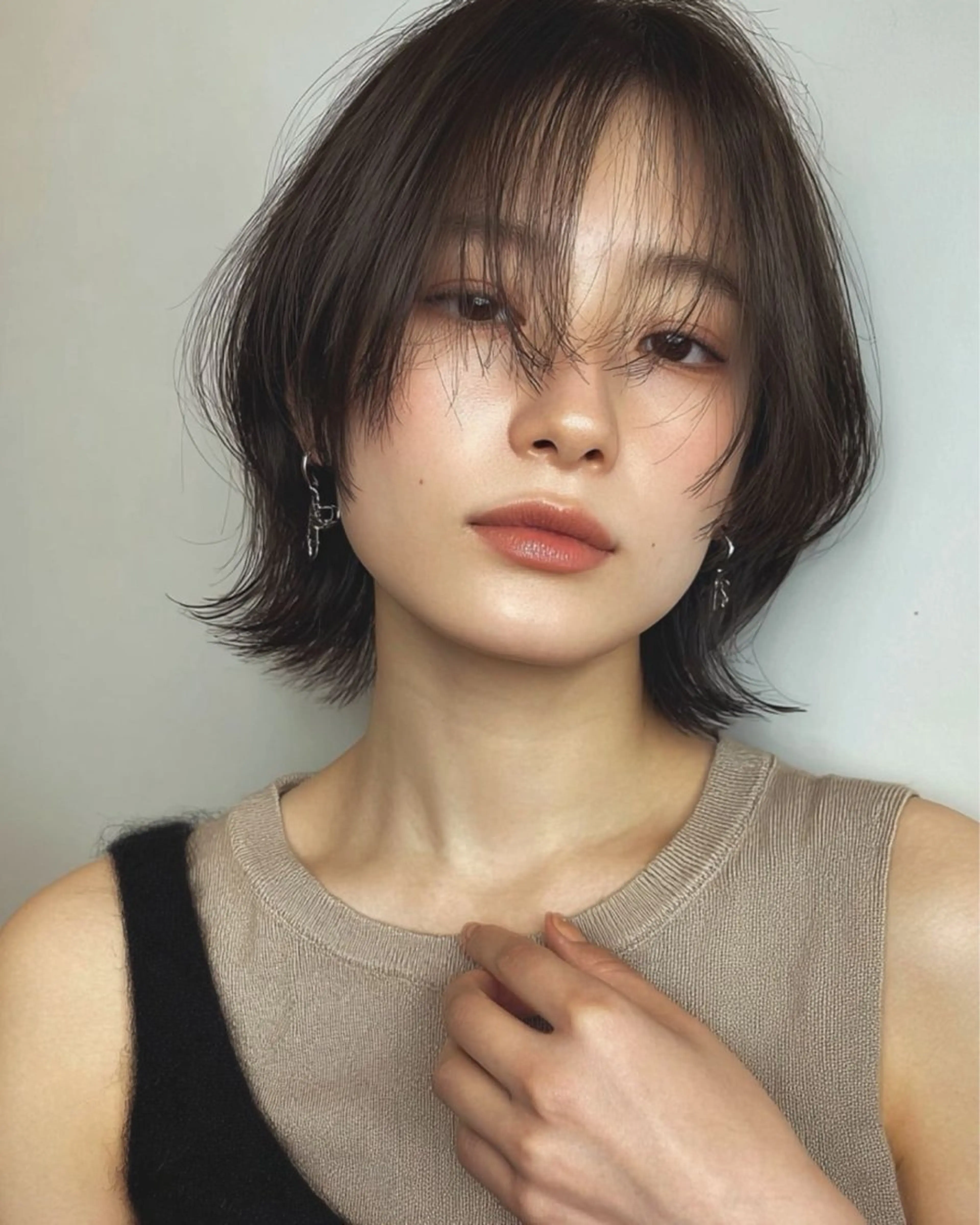 ショート カット 新宿×扱いやすいボブ /ボブ専門TAMEのヘアスタイル