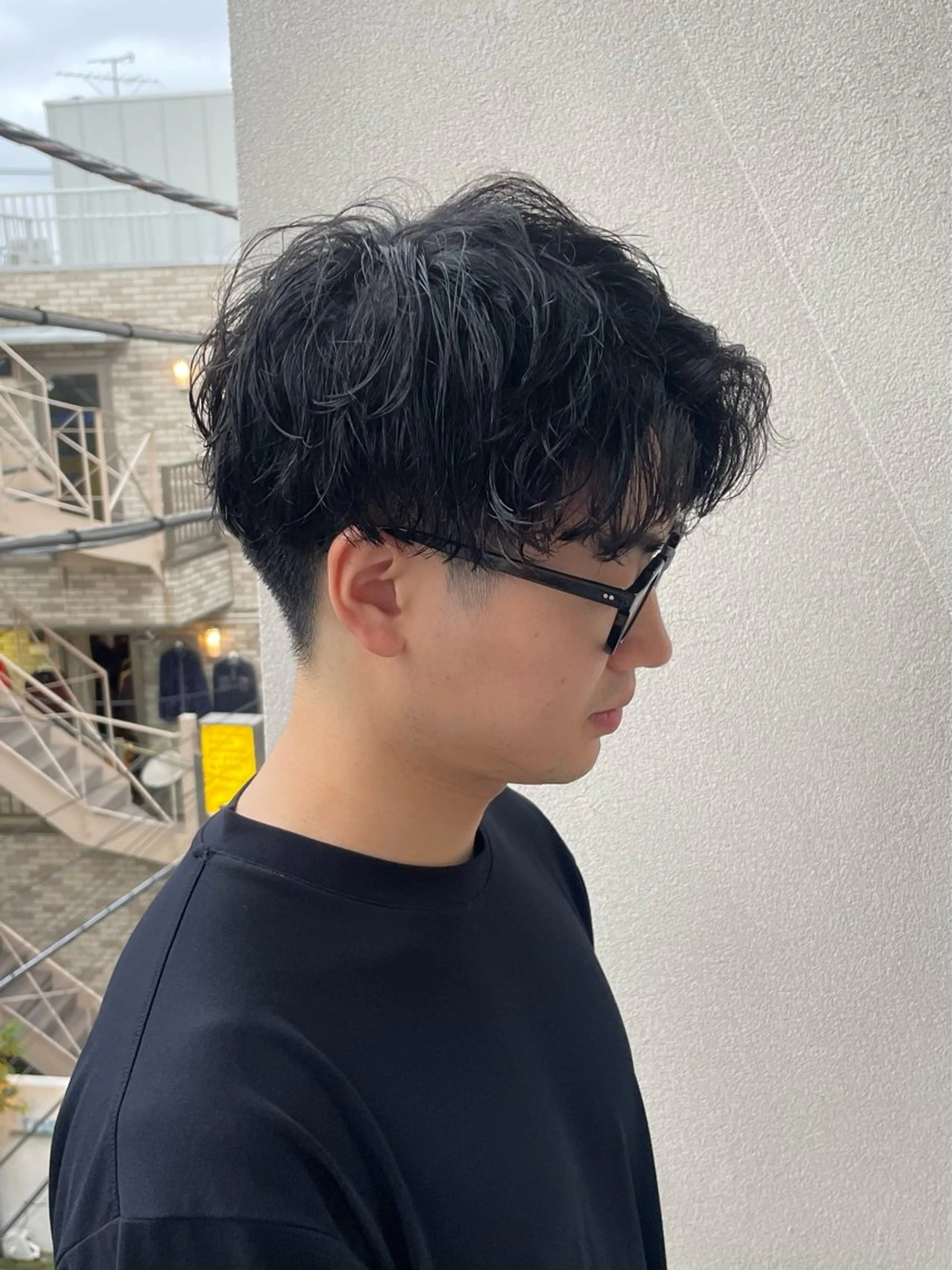 パーマ メンズ カット パーマ トリートメント ヘアセット メンズモテパーマ💙 fuwaのヘアスタイル