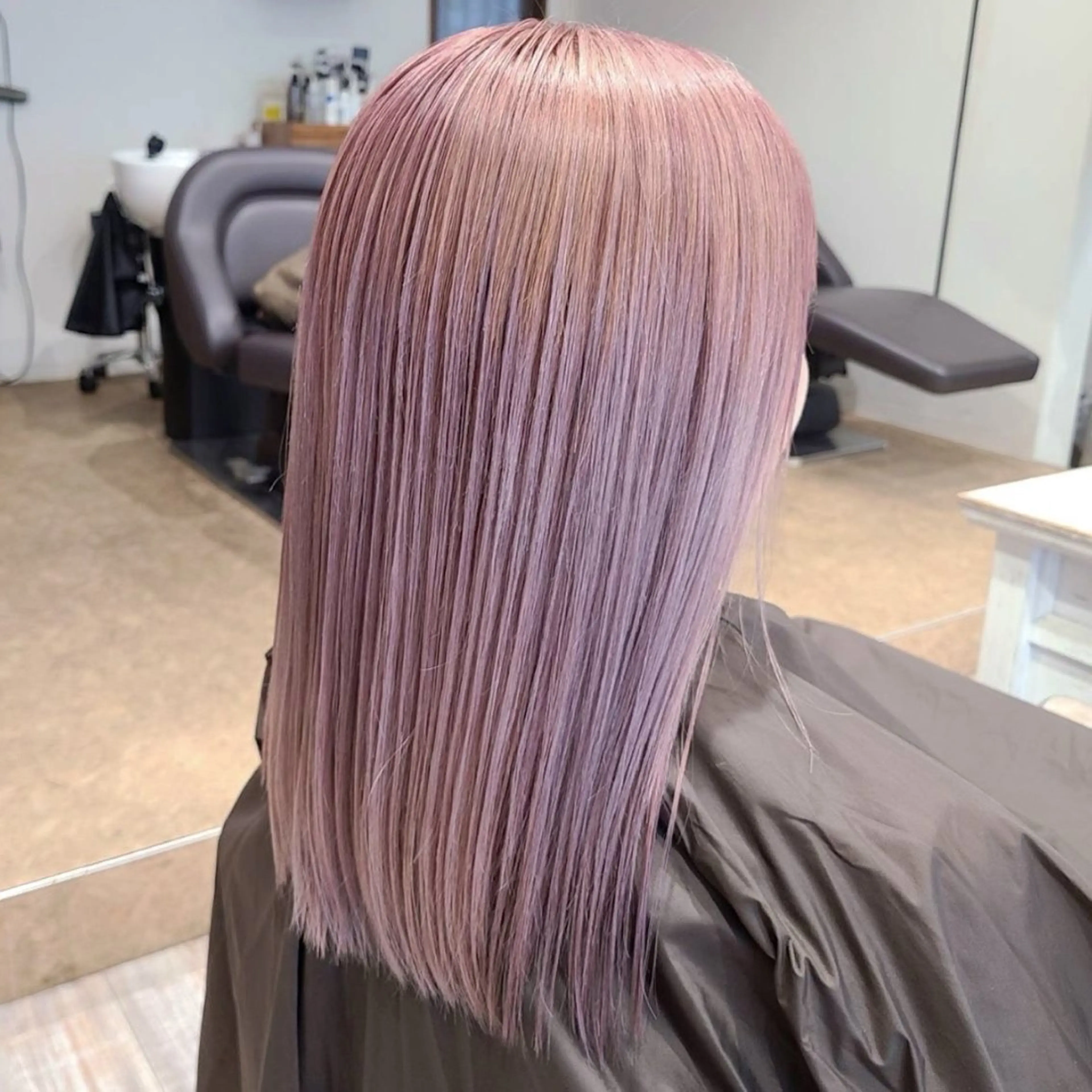 セミロング 稲田 早也圭🐬のヘアスタイル