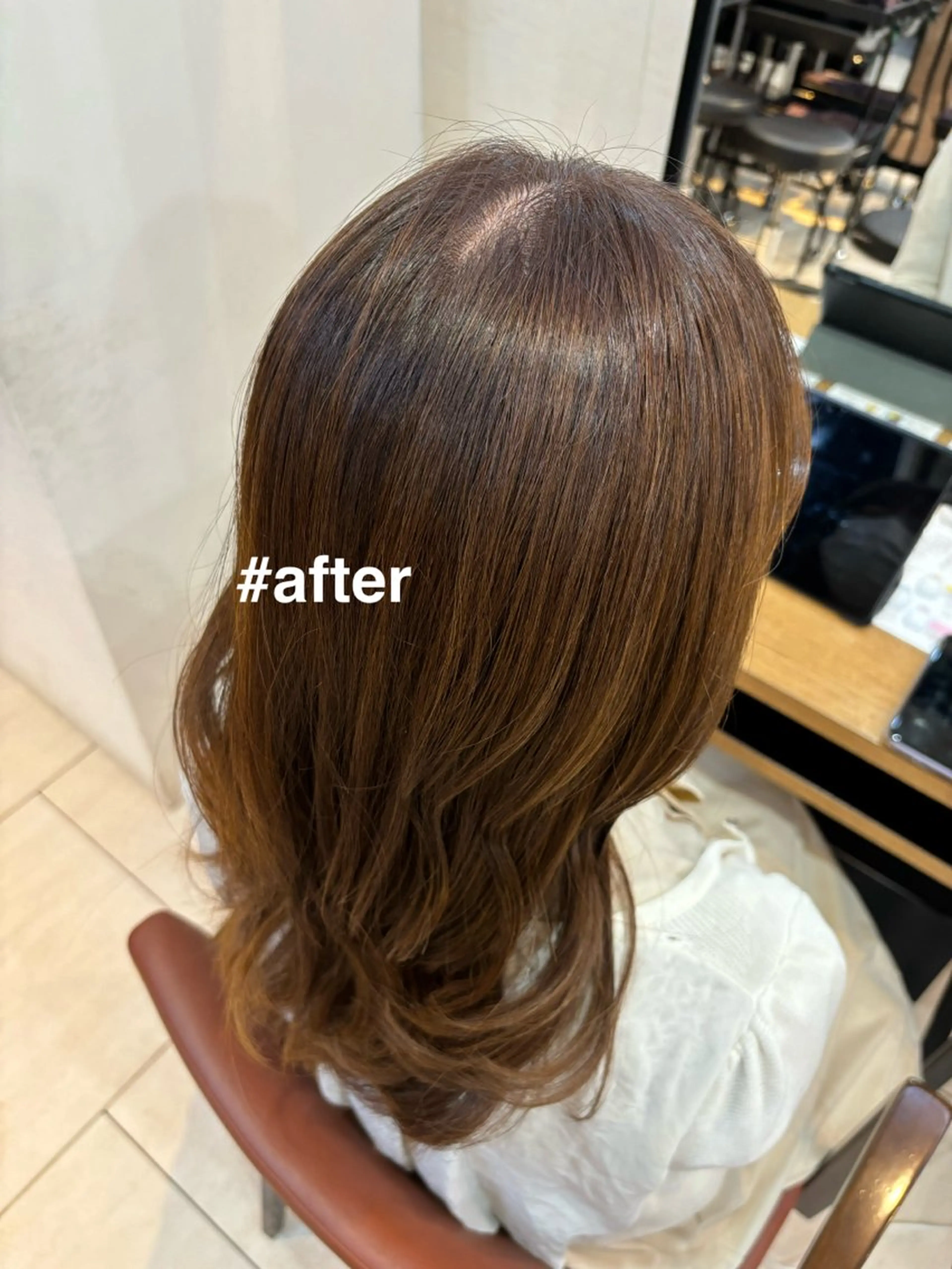 カラー ボブ/ミディアム 親しみやすさ/さくらのヘアスタイル