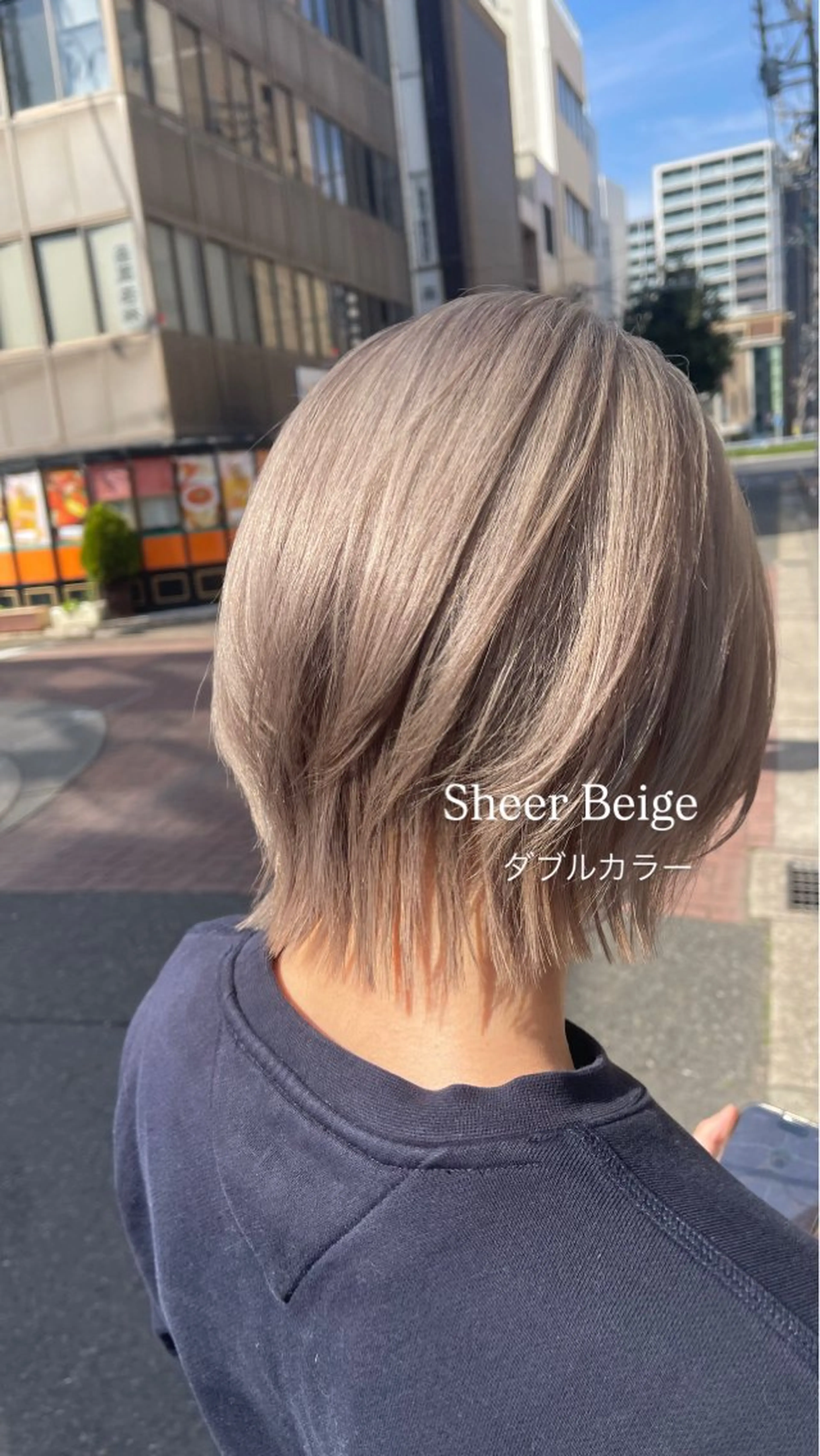 ショート カラー カット ヘアカラー CARICIA 渡邉 祐南のヘアスタイル