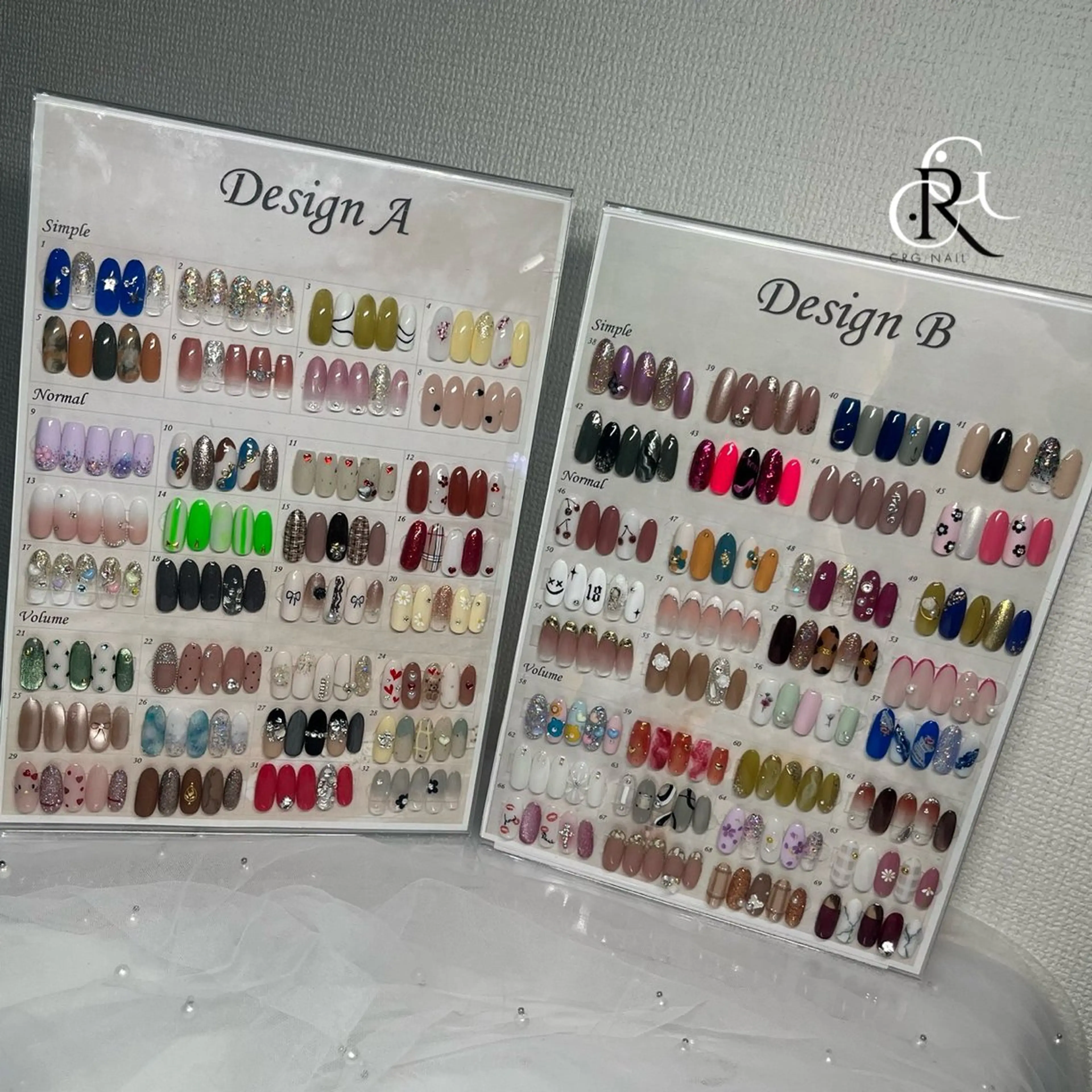 ミディアム ハンドネイル CRGNAIL RENAのネイルデザイン