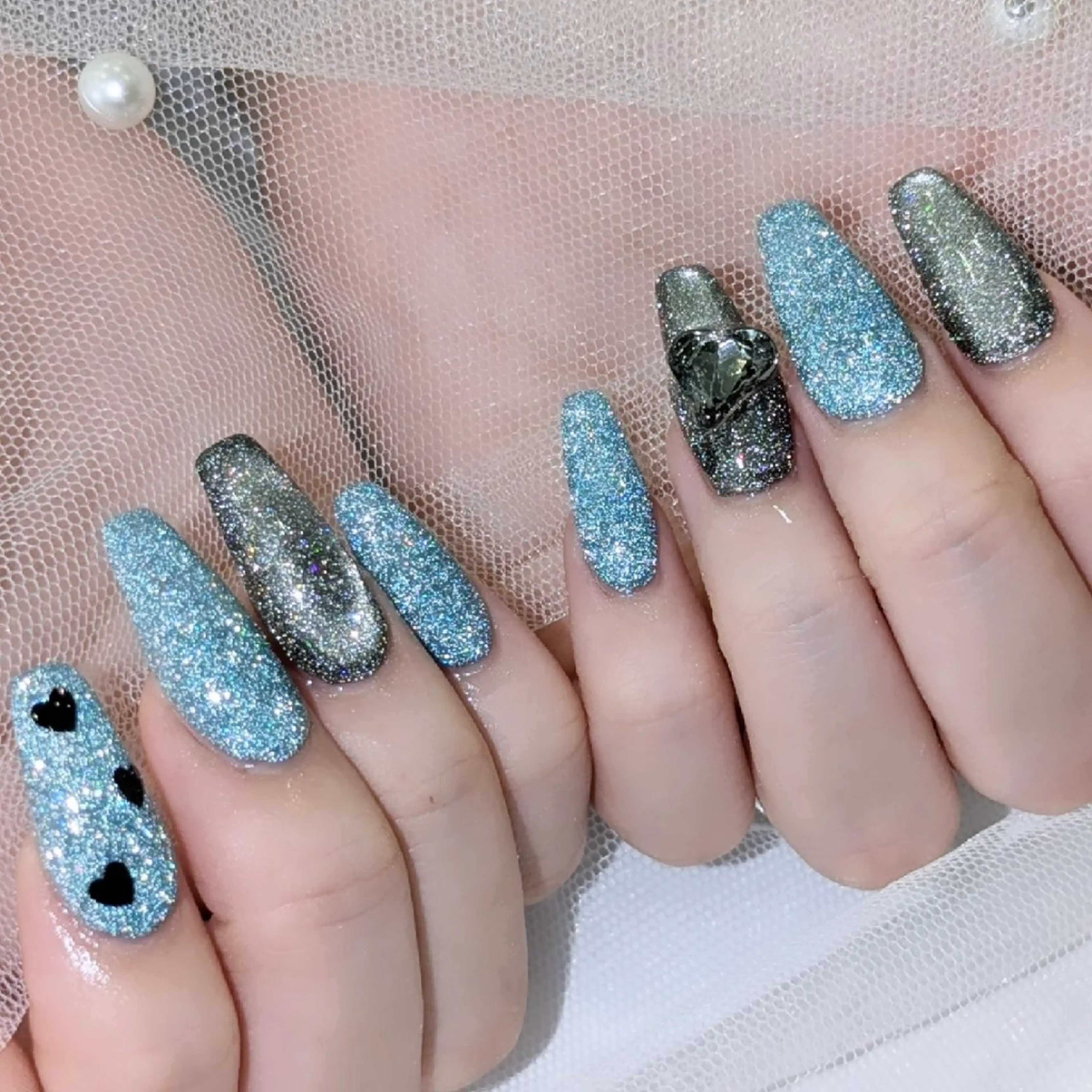 ネイル 長さ出し スカルプネイル ハンドネイル Lily nail 船橋 yuki🍒のネイルデザイン