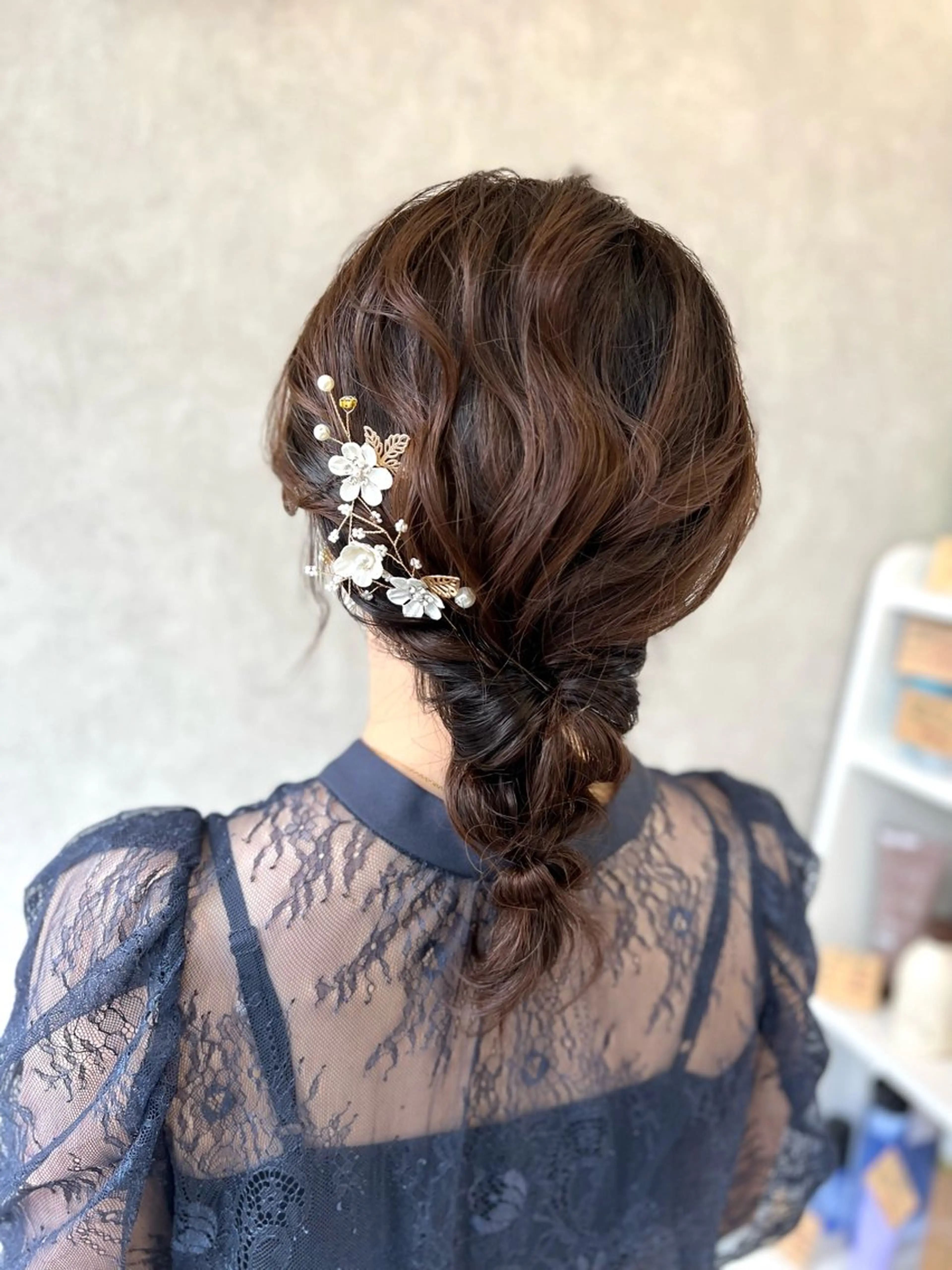 ヘアアレンジ 結婚式・ブライダル ヘアセット 伊藤 栄子のヘアスタイル