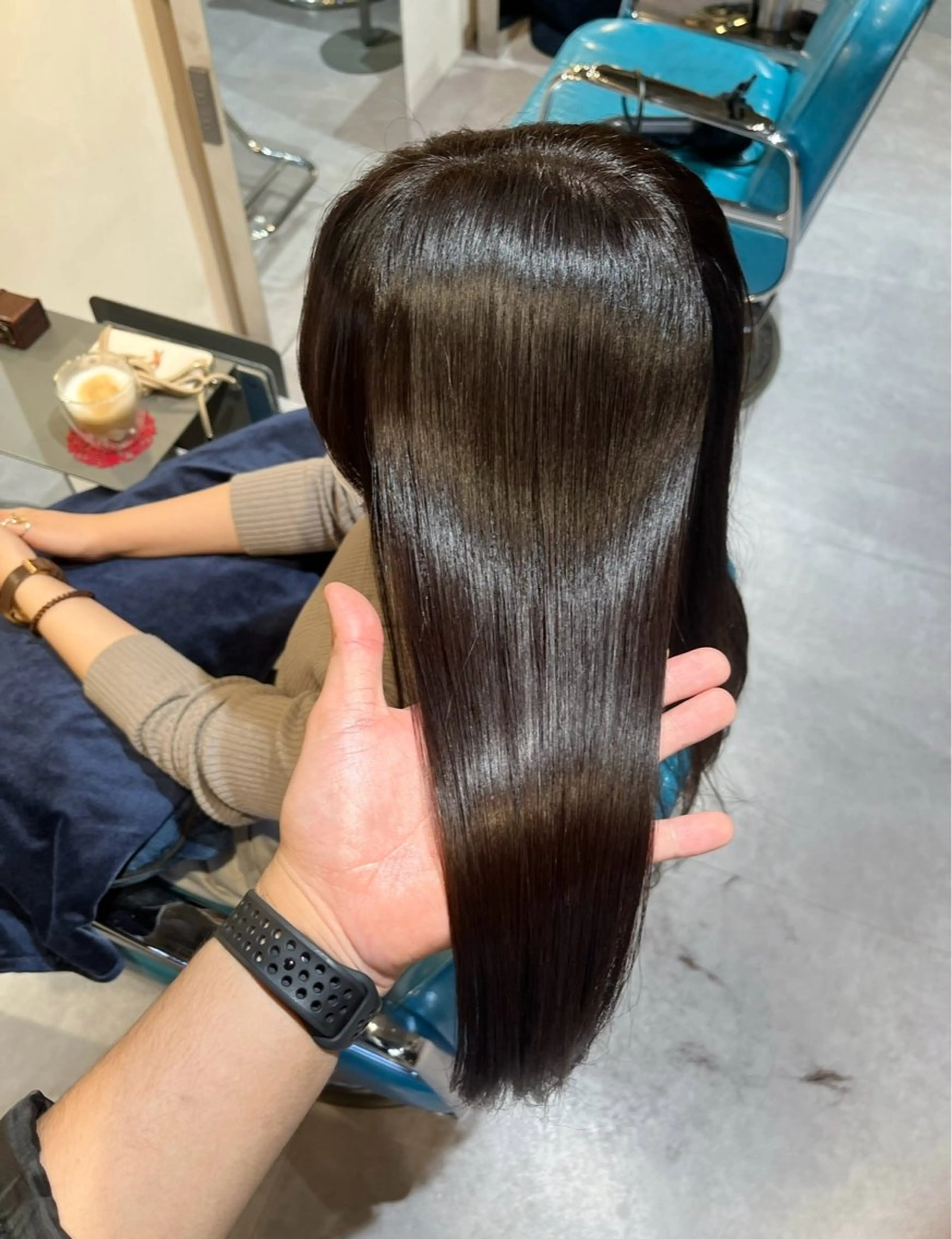 セミロング 縮毛矯正 トリートメント 必ず笑顔で帰っていた だきます！安田祐貴のヘアスタイル