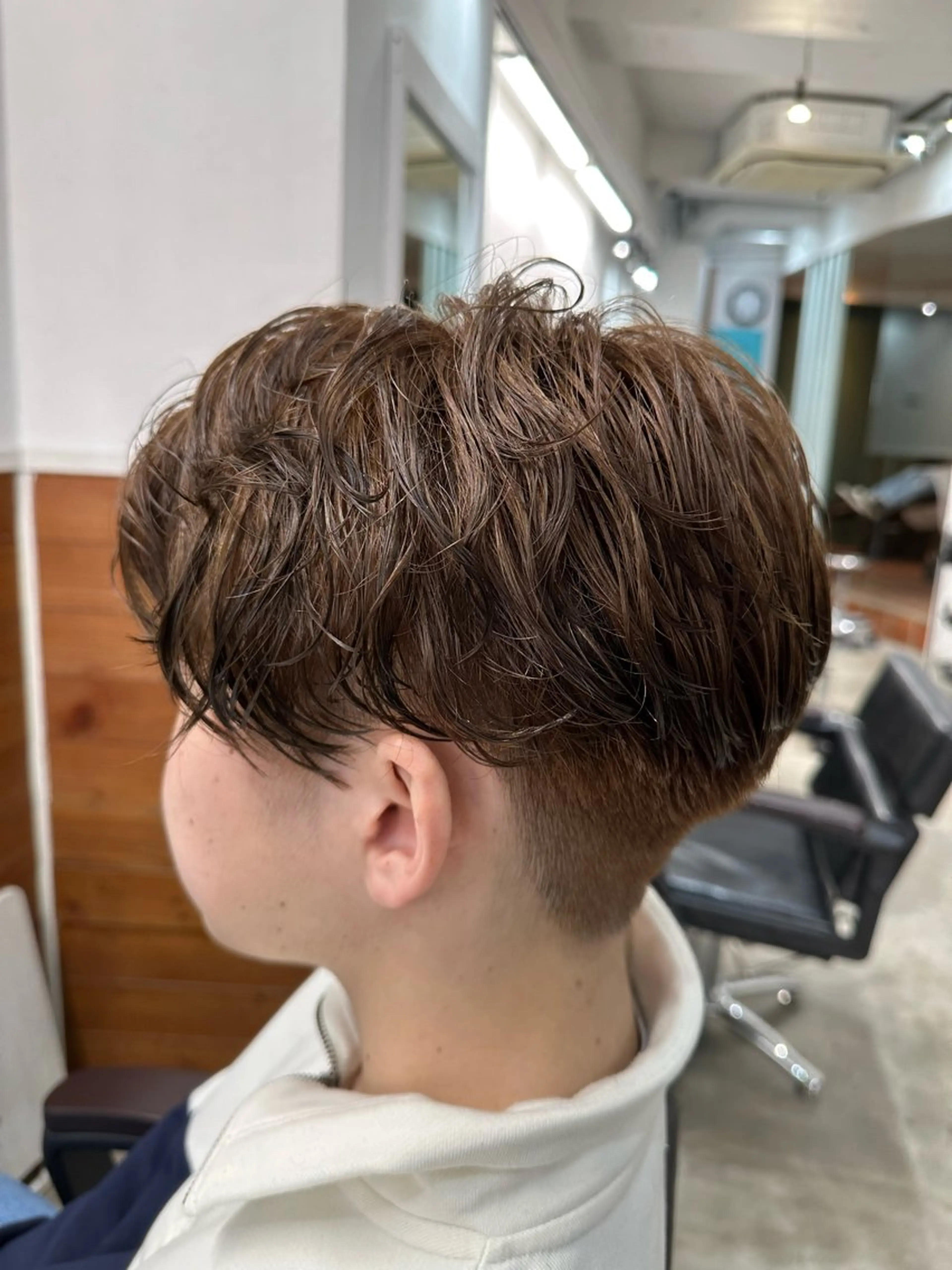 ミディアム ミディアムパーマ カット ヘアカラー パーマ トリートメント ボブ/レイヤー/透明 感カラー/Dai🌿のヘアスタイル