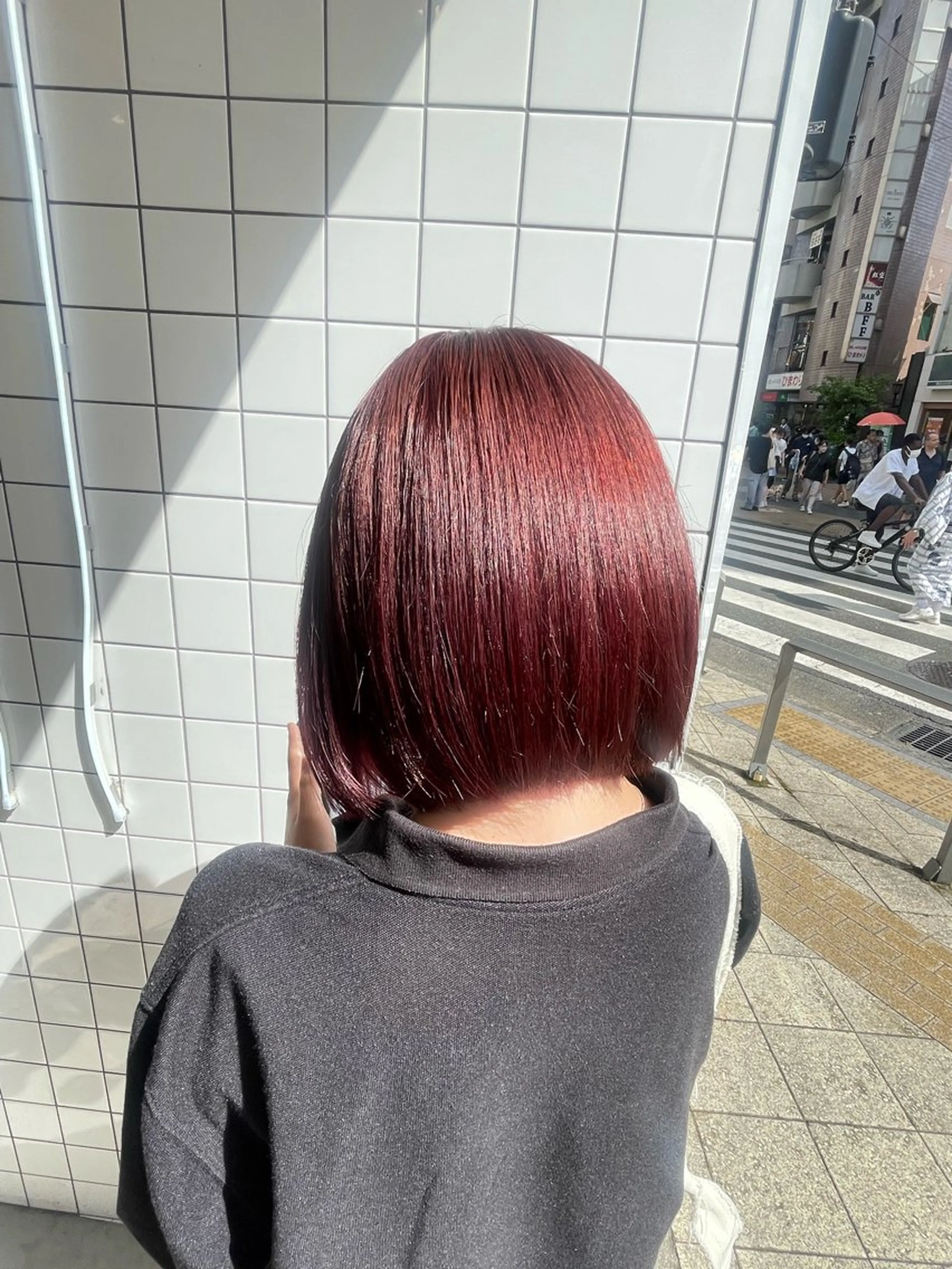 セミロング カラー メンズ 暖色/艶髪/ 透明感カラー/なおとのヘアスタイル