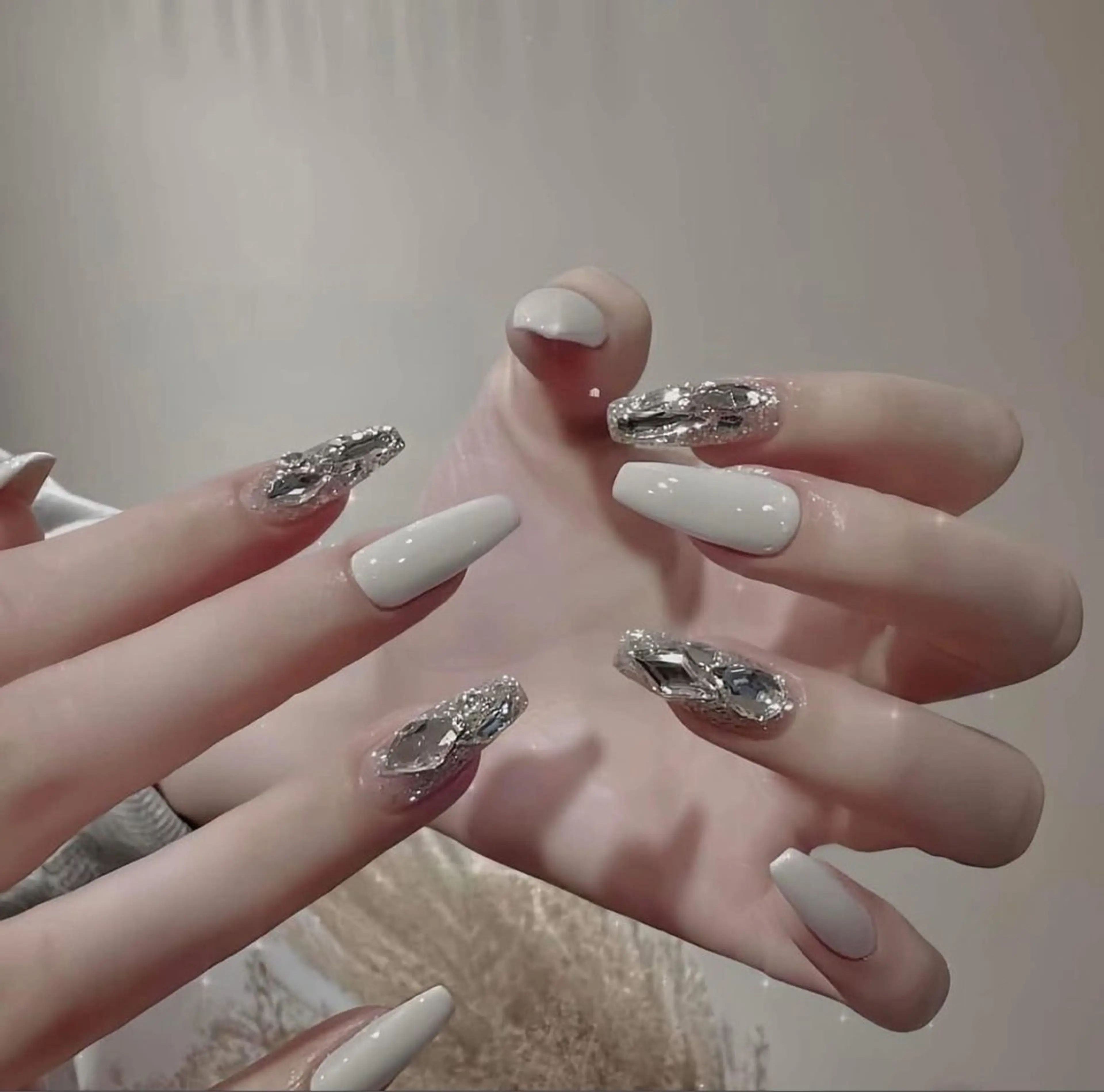 ネイル アートネイル オーロラネイル ブルー チークネイル フットネイル ハンドネイル NICY NAIL 池袋のネイルデザイン