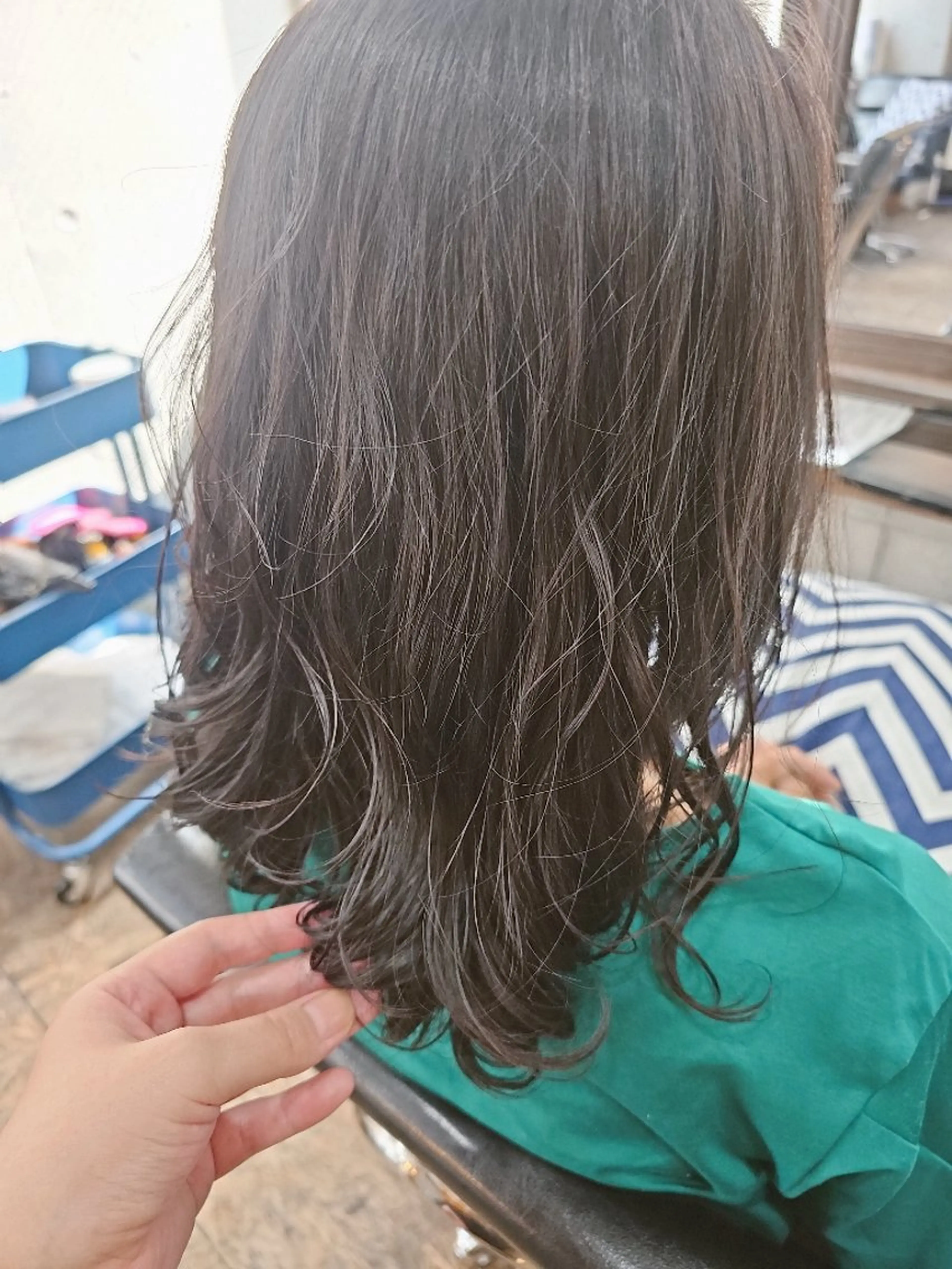 ミディアム パーマ ミディアムパーマ デジタルパーマ カット パーマ トリートメント S. ERIのヘアスタイル