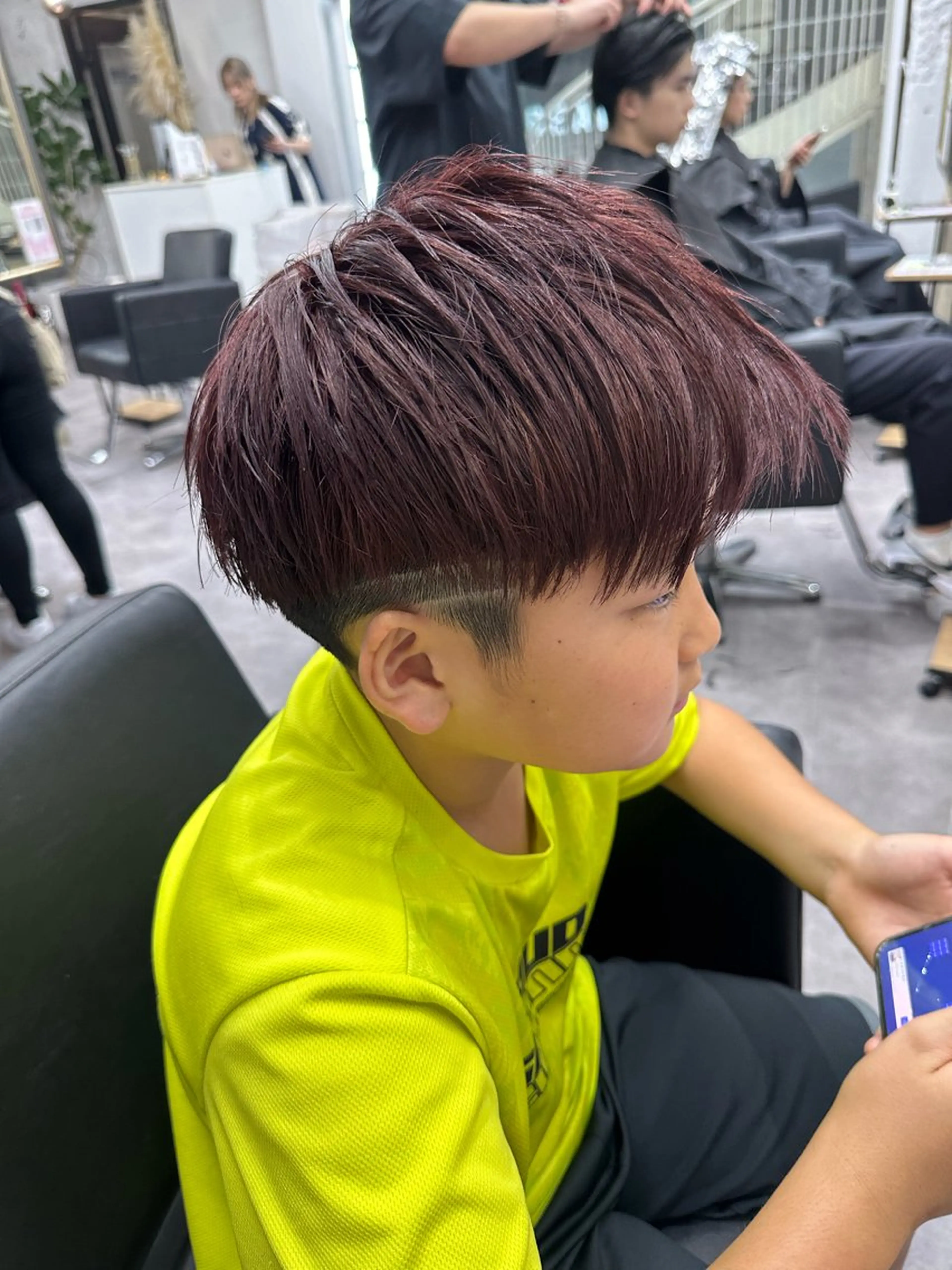 カラー ヘアアレンジ メンズ カット パーマ 久米 治仁のヘアスタイル