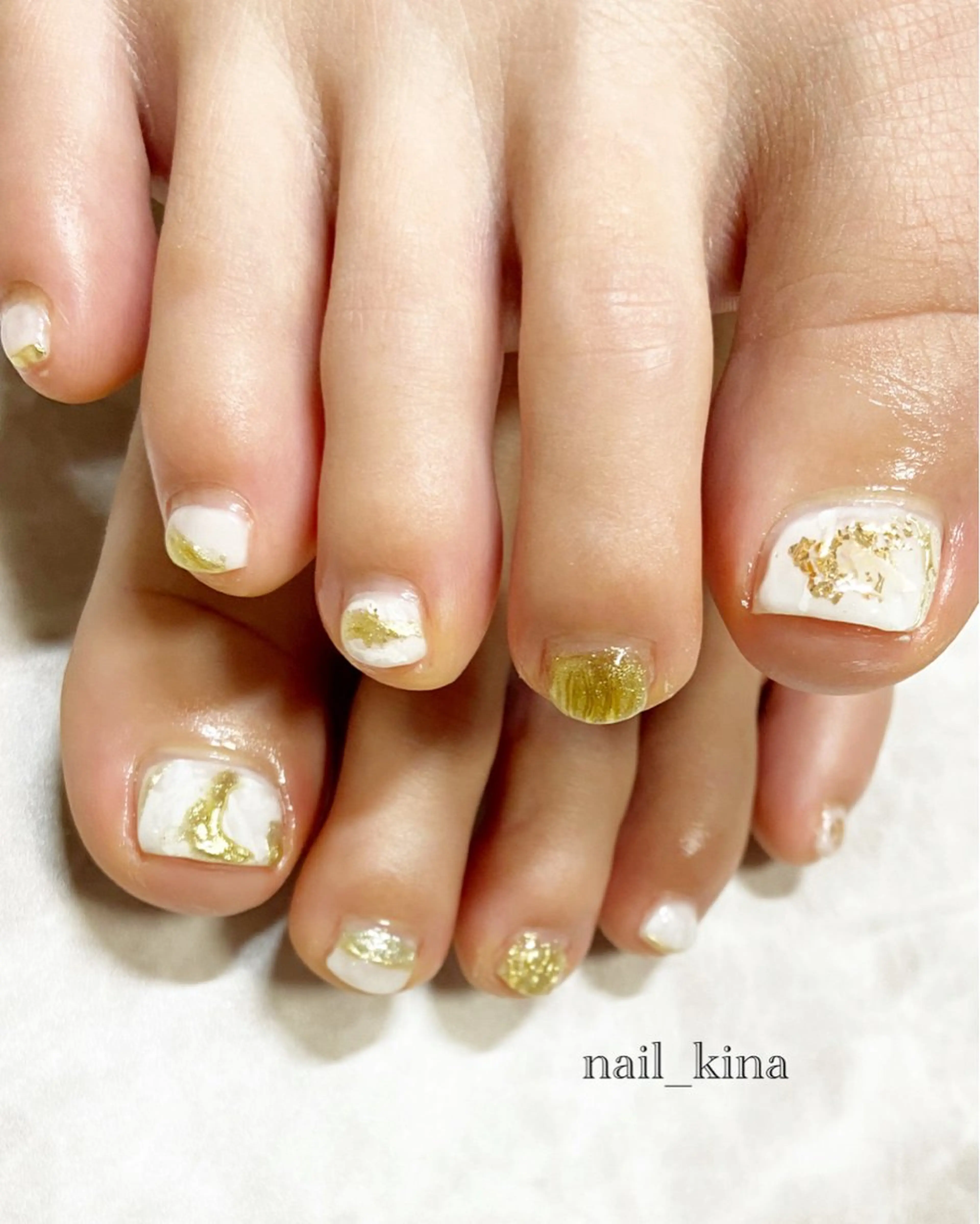 ネイル フットネイル nail_ kinaのネイルデザイン