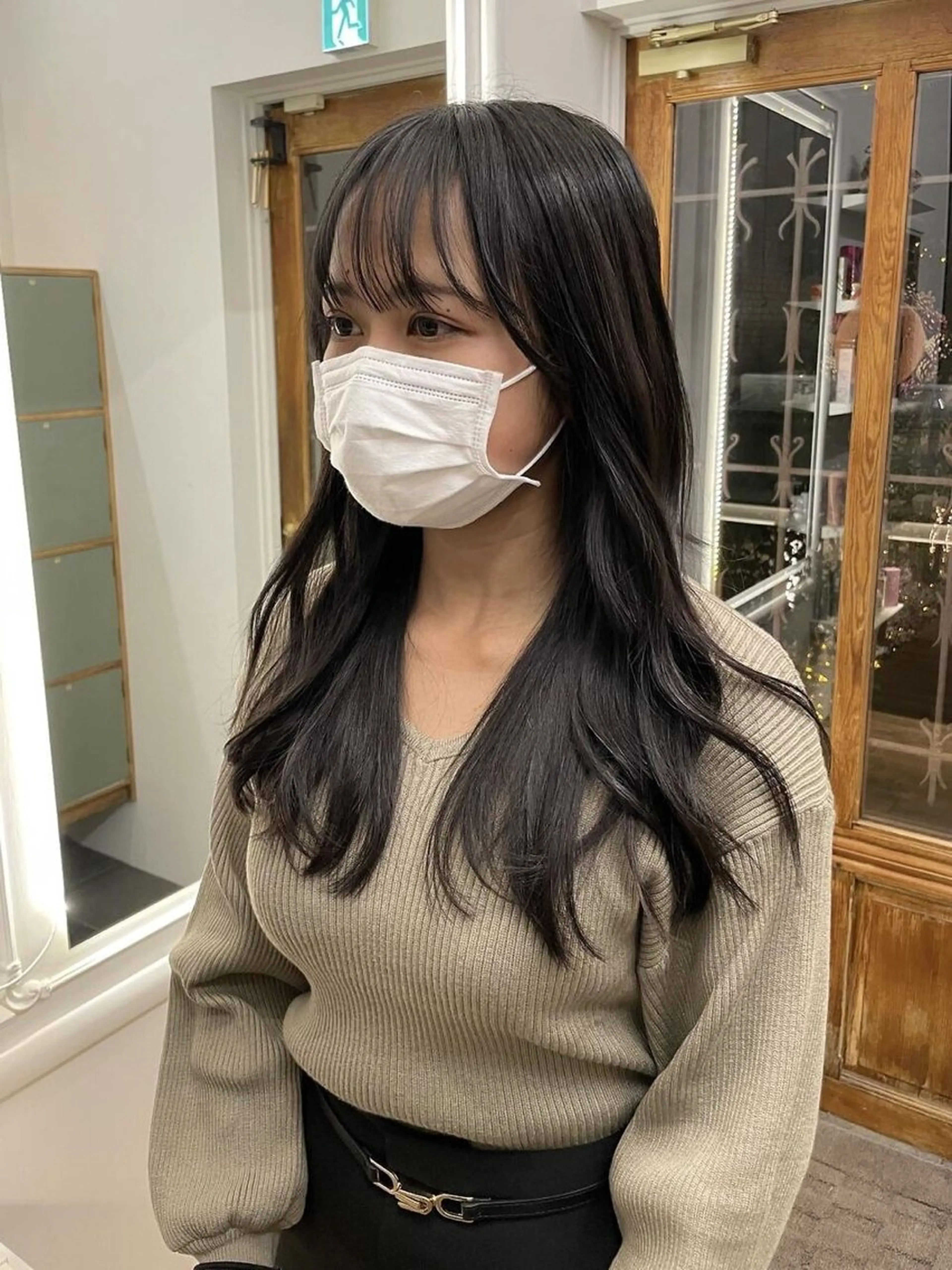 ロング シールエクステ ボブ エクステ ロング 吉村 憂々のヘアスタイル