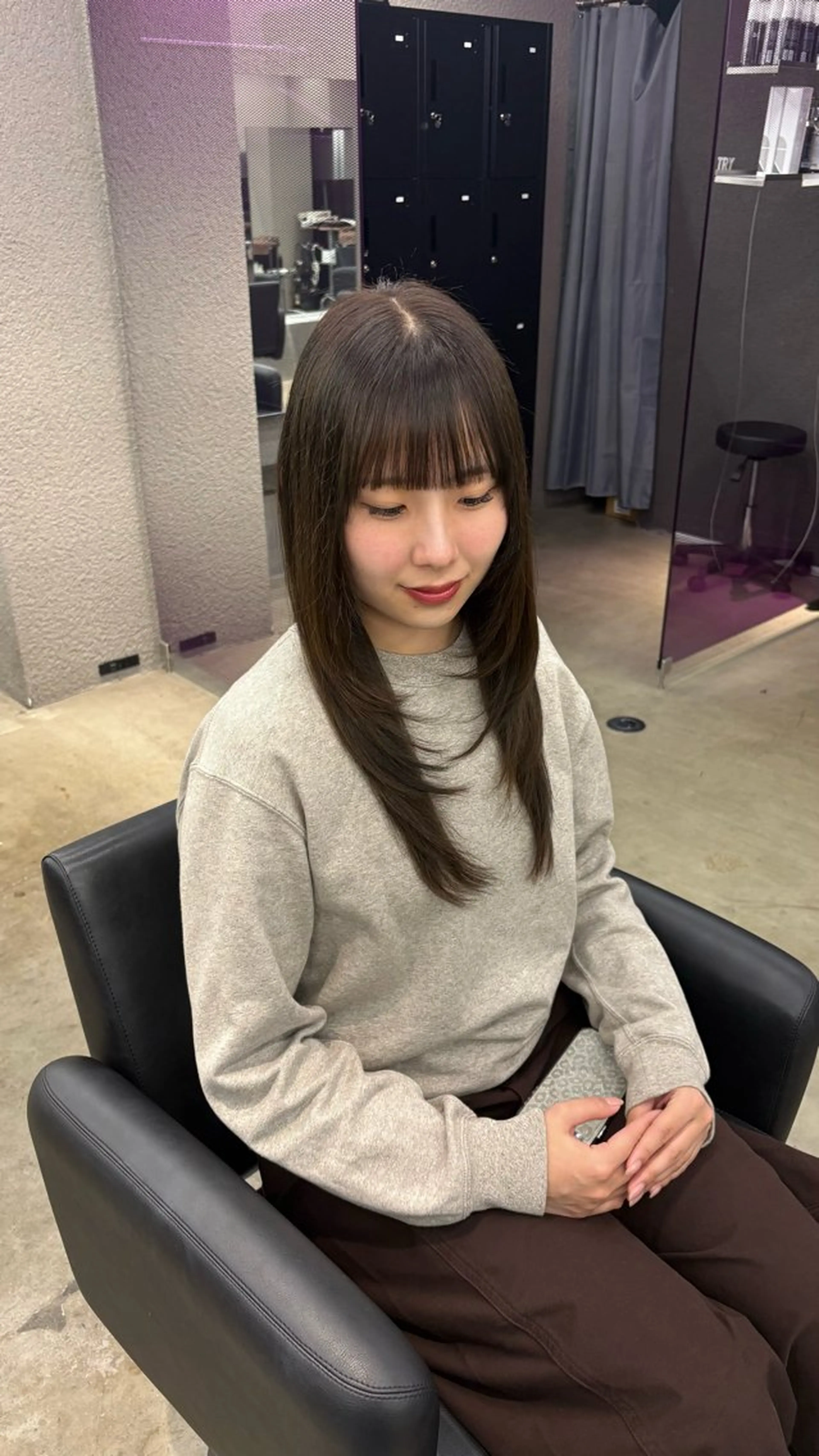 カラー ヘアカラー トリートメント PELE sakae/りーこのヘアスタイル