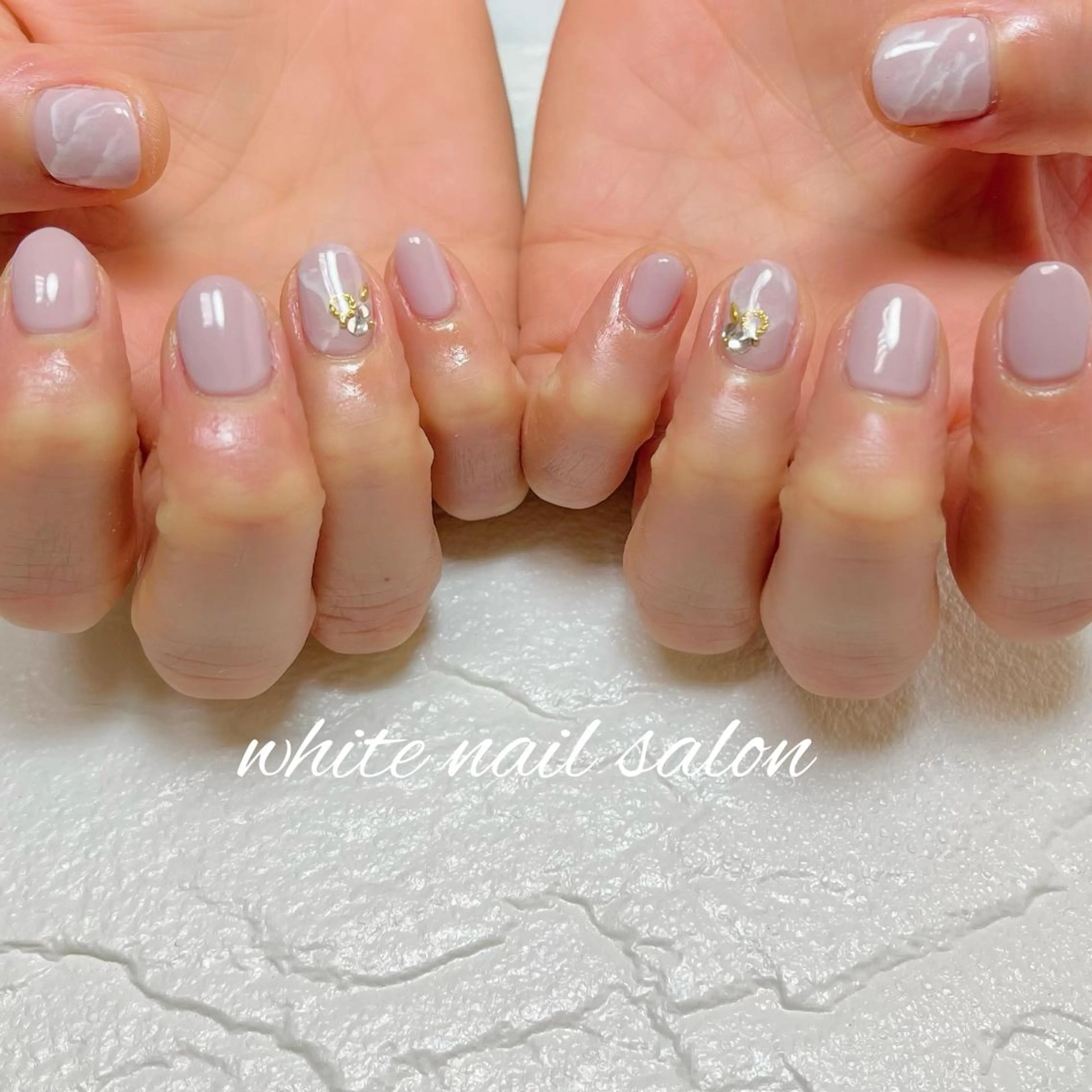 ネイル フットネイル ジェルネイル ハードジェル ラメ(グリッター) 持ち込み ハンドネイル white nail salonのネイルデザイン