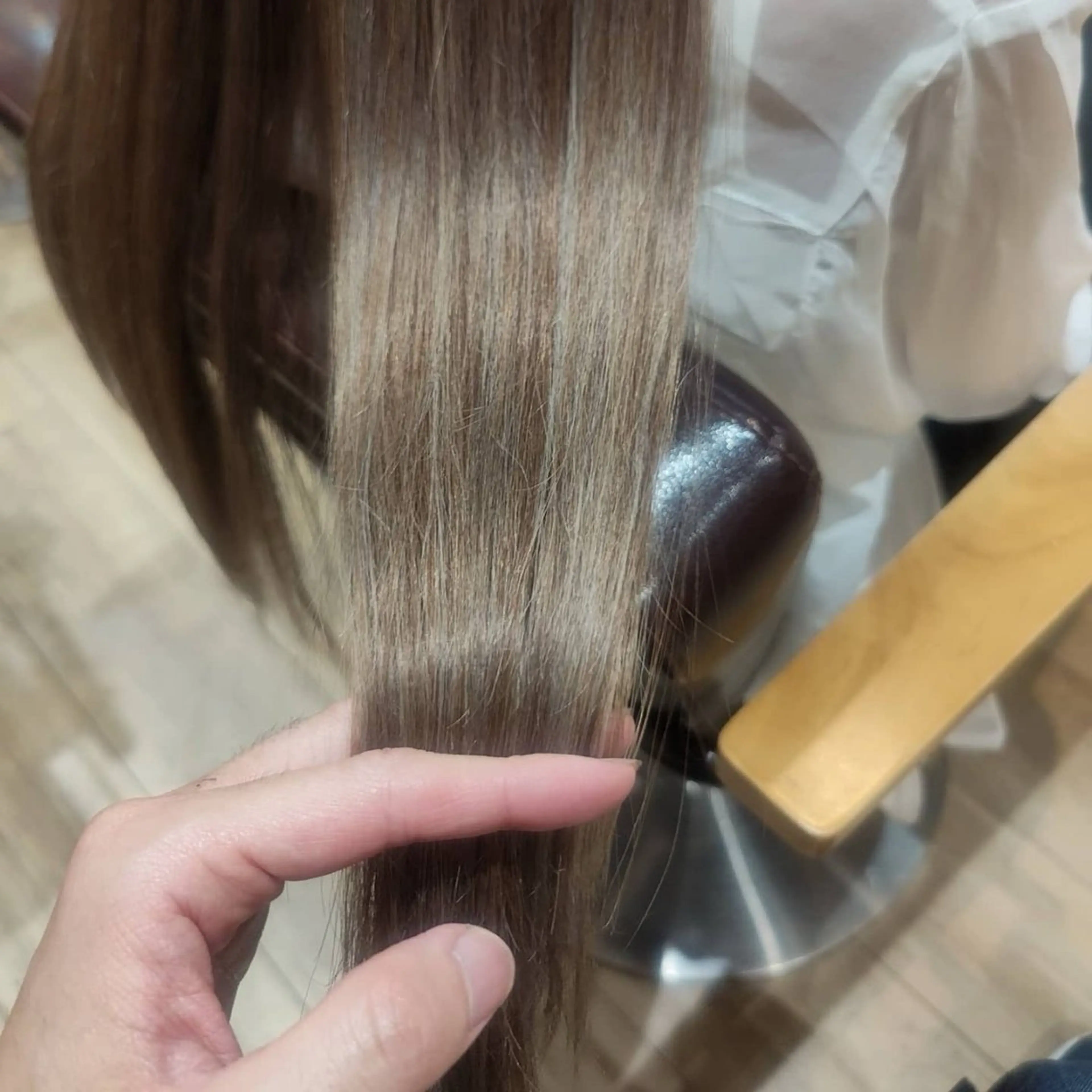 似合わせカット✂️➕ワンカラー【ブリーチ無し】🦋➕TOKIOトリートメント💎✨️の写真