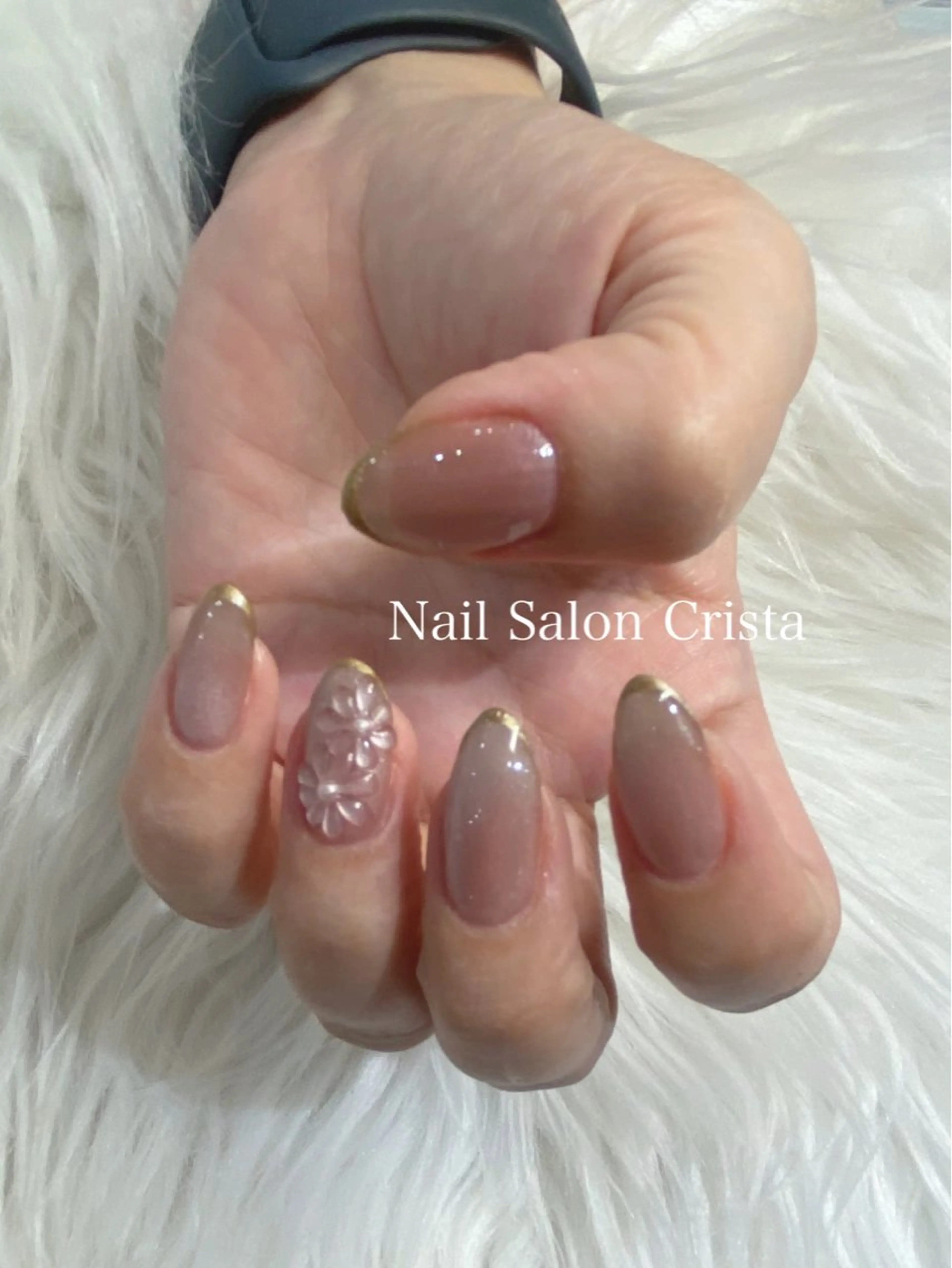 ネイル ジェルネイル パラジェル ハンドネイル CRISTA MOMOのネイルデザイン