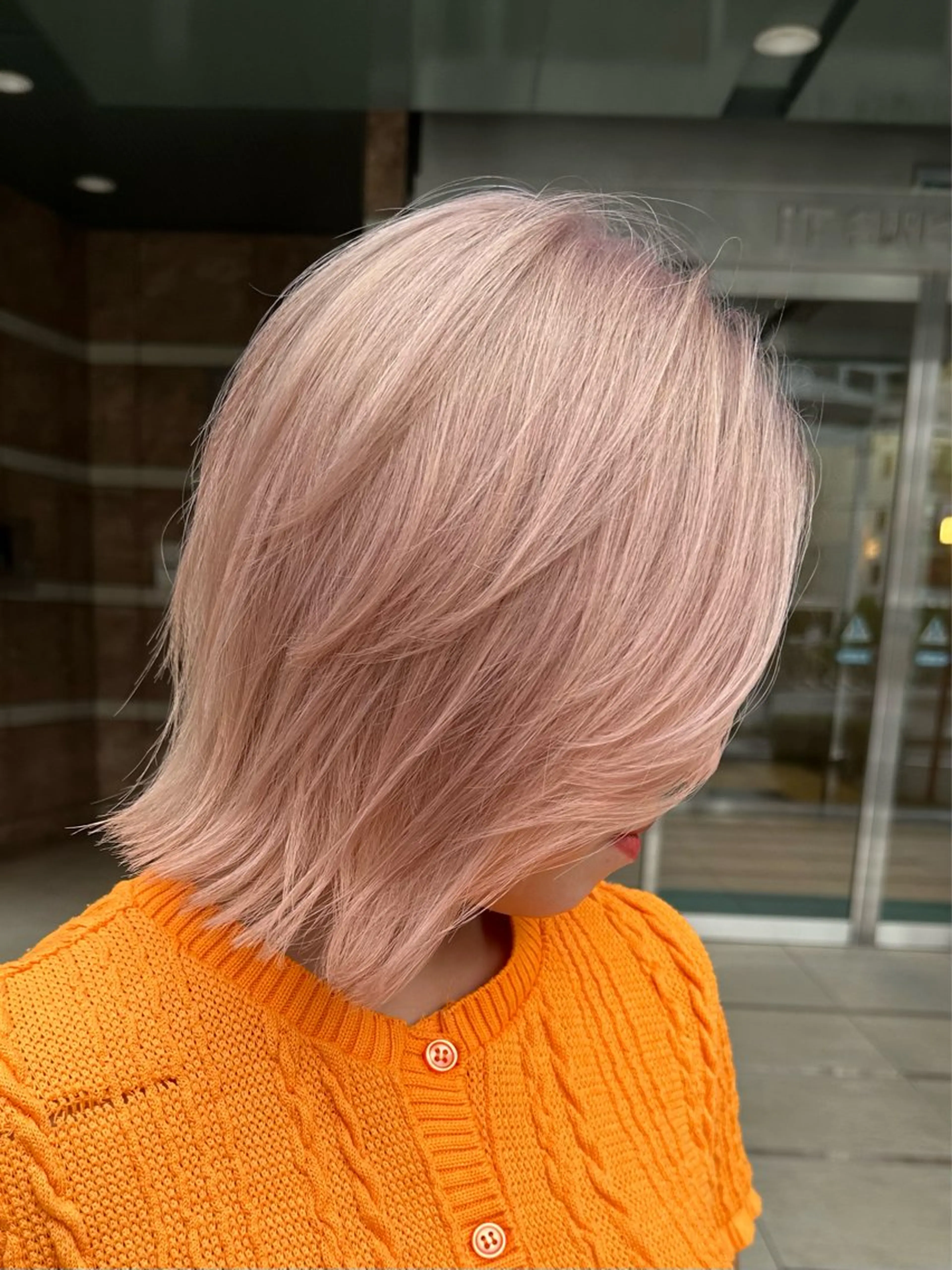 初めてブリーチする方にオススメ！！【ロング料金無し】エフェクトケアブリーチ＆カラー＆3stepトリートメントの写真