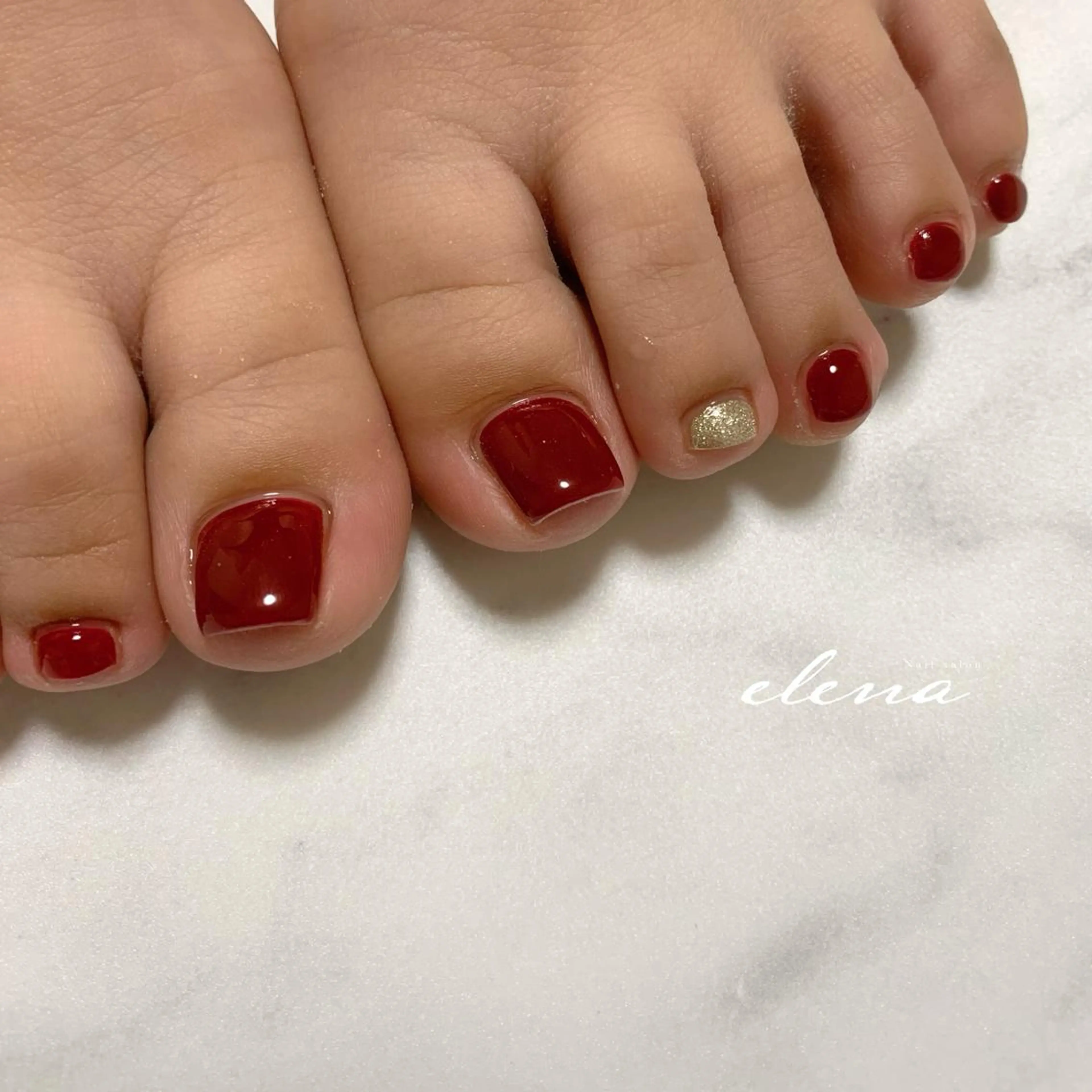 ネイル フットネイル nailsalon elenaのネイルデザイン